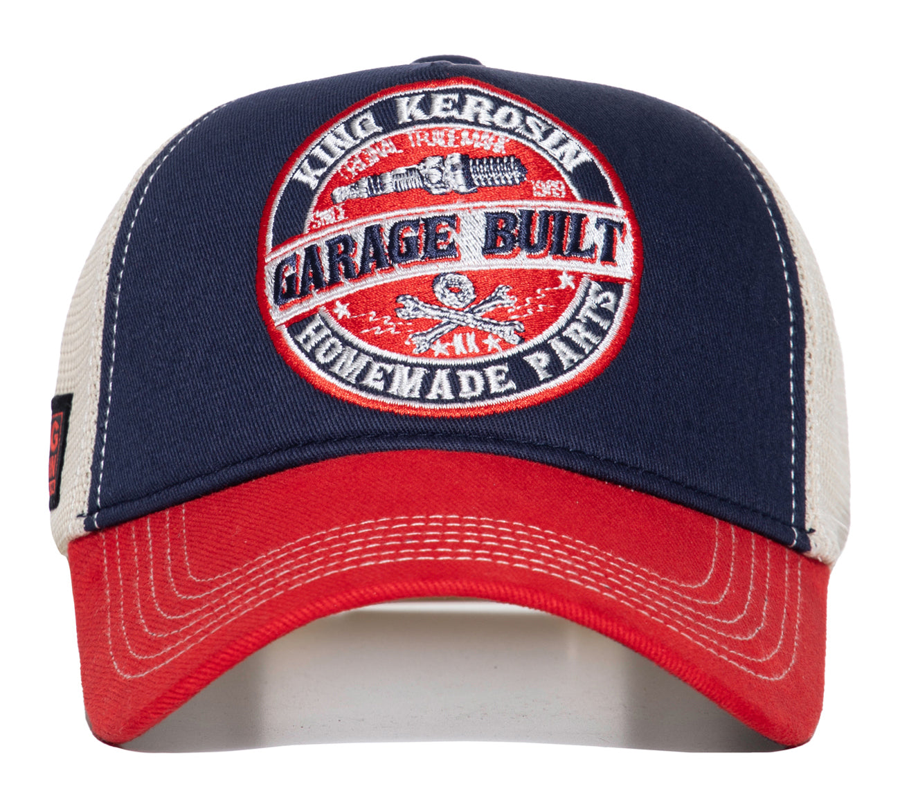King_Kerosin_GARAGE_BUILT_Embroidery_Stick_MESH_Retro_Snapback_TRUCKER_CAP-2