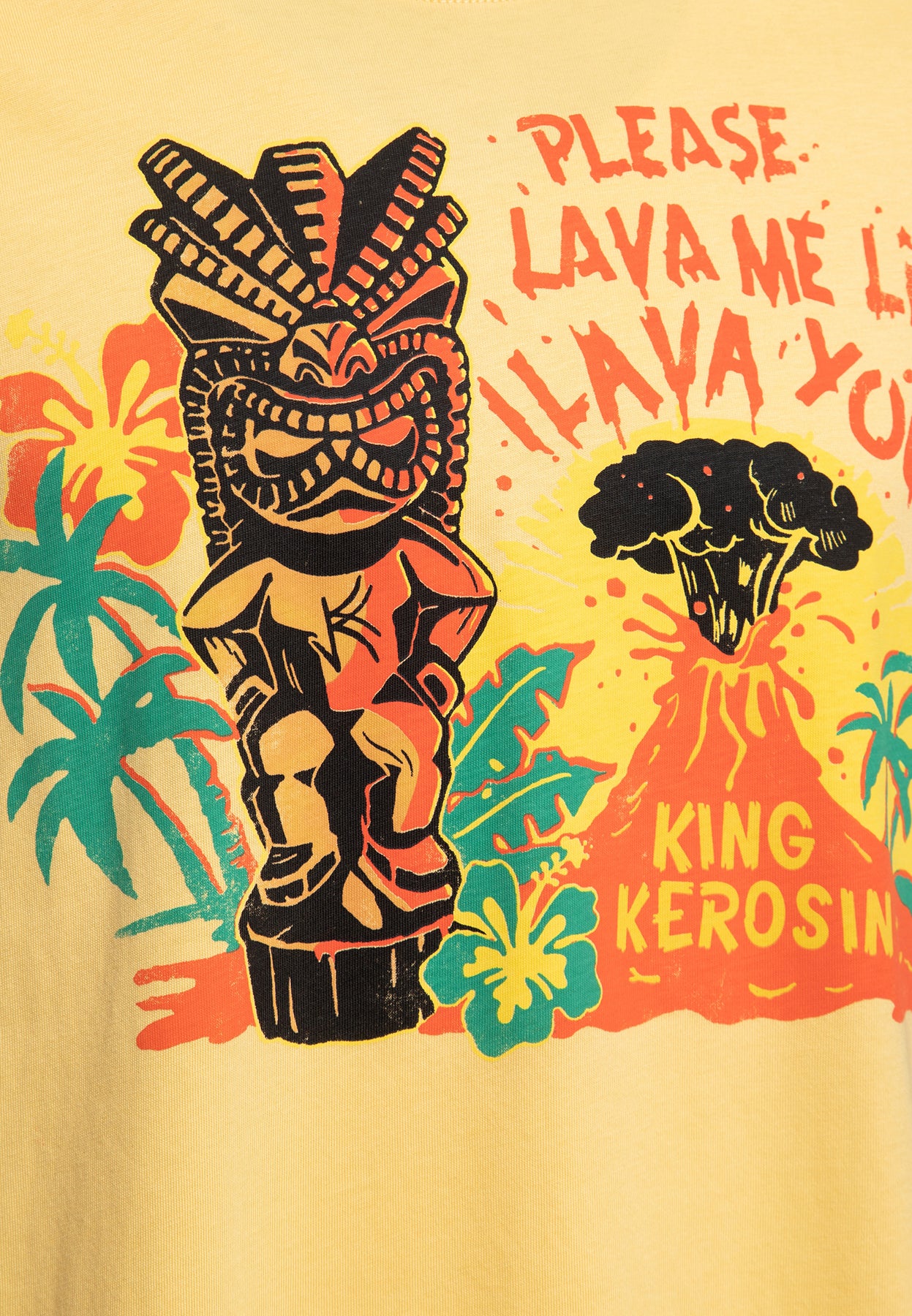 King_Kerosin_LAVA_Retro_Maenner_TIKI_MOTIV_Kurzarm_Straight_Fit_T-SHIRT_Oberteil_killer_kirsche_3