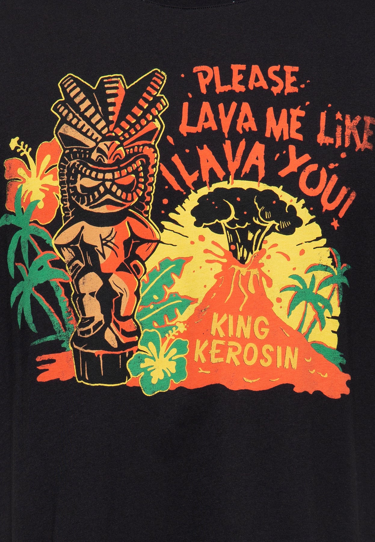 King_Kerosin_LAVA_YOU_Retro_Tiki_VULKAN_MOTIV_Kurzarm_Straight_Fit_T-SHIRT_Oberteil_Killer_Kirsche-3