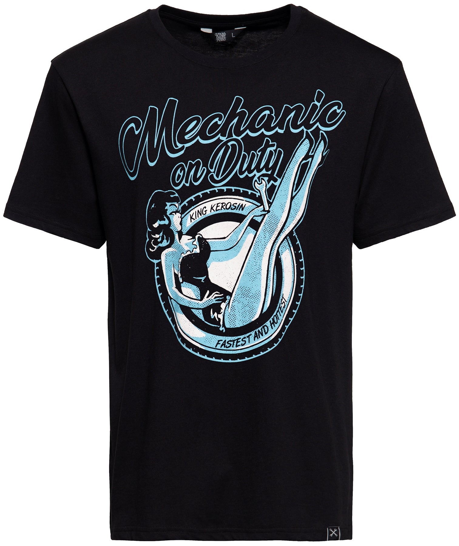 King_Kerosin_MECHANIC_ON_DUTY_BACKPRINT_Kurzarm_T-SHIRT_Oberteil_-_Schwarz_killer_kirsche_2_-4