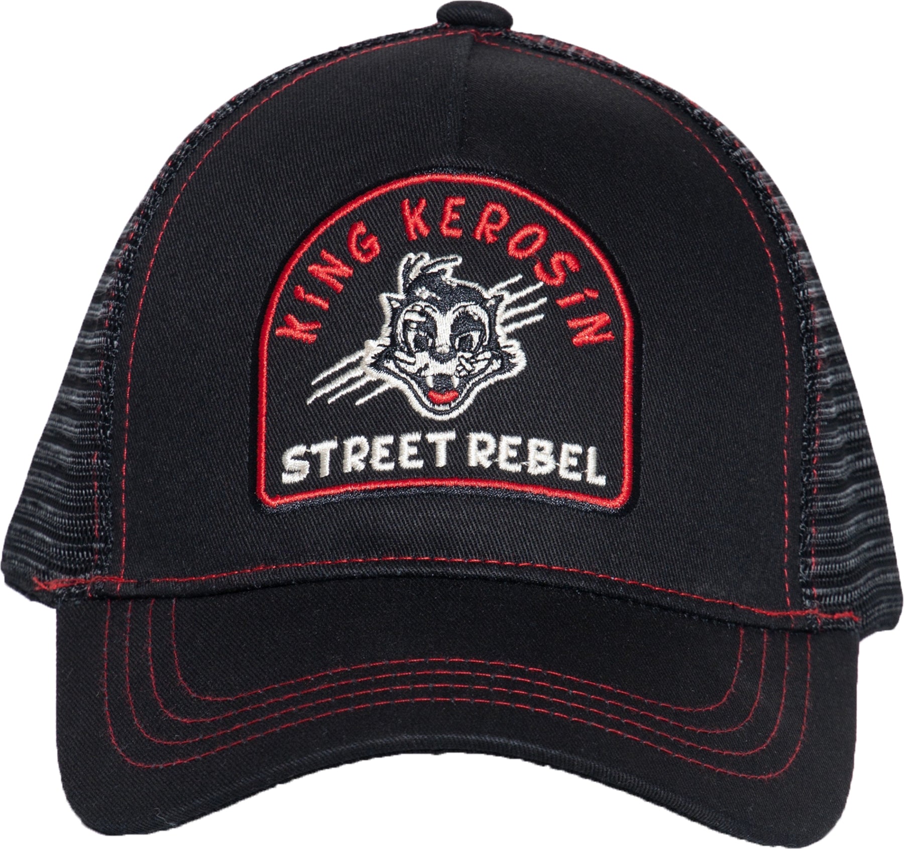 King_Kerosin_STREET_REBEL_Retro_Katze_EMBROIDERY_Snapback_Mesh_TRUCKER_CAP_Killer_Kirsche-2