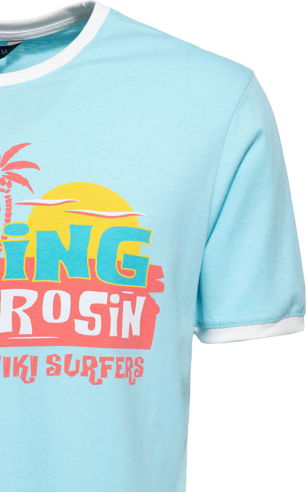 King_Kerosin_TIKI_SURFERS_Tiki_MOTIV_Kurzarm_Straight_Fit_T-SHIRT_Oberteil_-_Hellblau_killer_kirsche_3