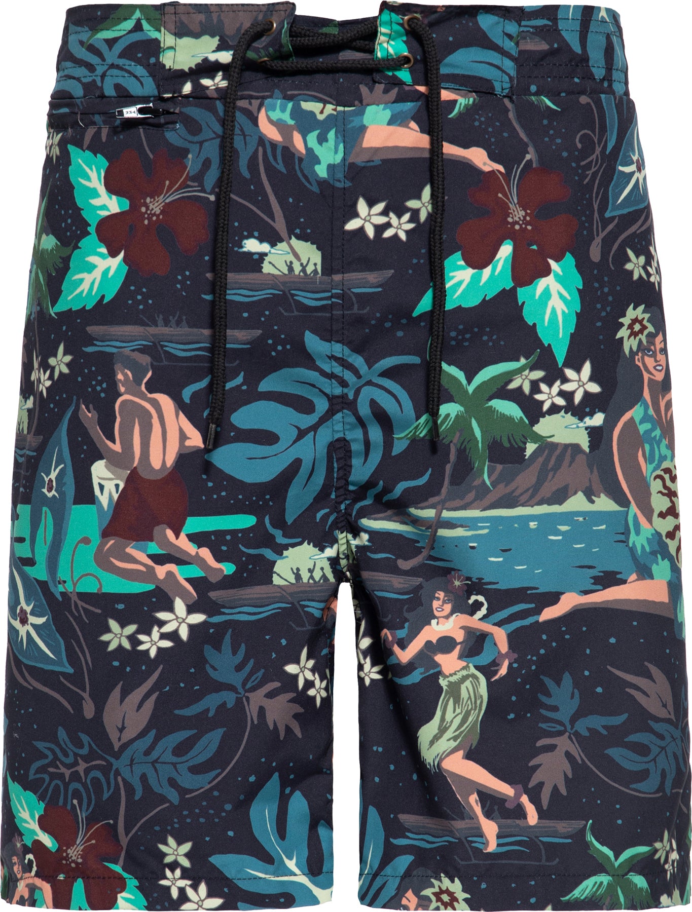 King_Kerosin_TROPICAL_HULLA_HOU_Tropical_BATH_SHORTS_Kurze_Badehose_killer_kirsche_1dn8UYePKIwysv