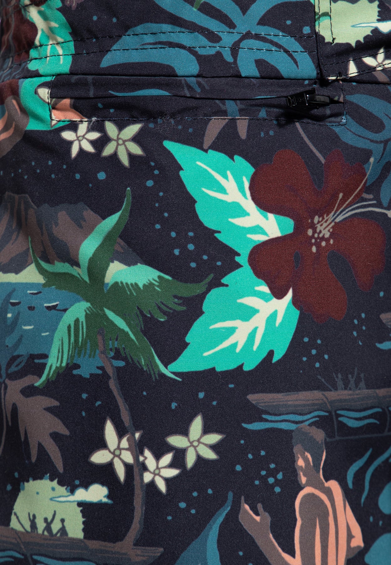 King_Kerosin_TROPICAL_HULLA_HOU_Tropical_BATH_SHORTS_Kurze_Badehose_killer_kirsche_3mLuN65rOfzqOE