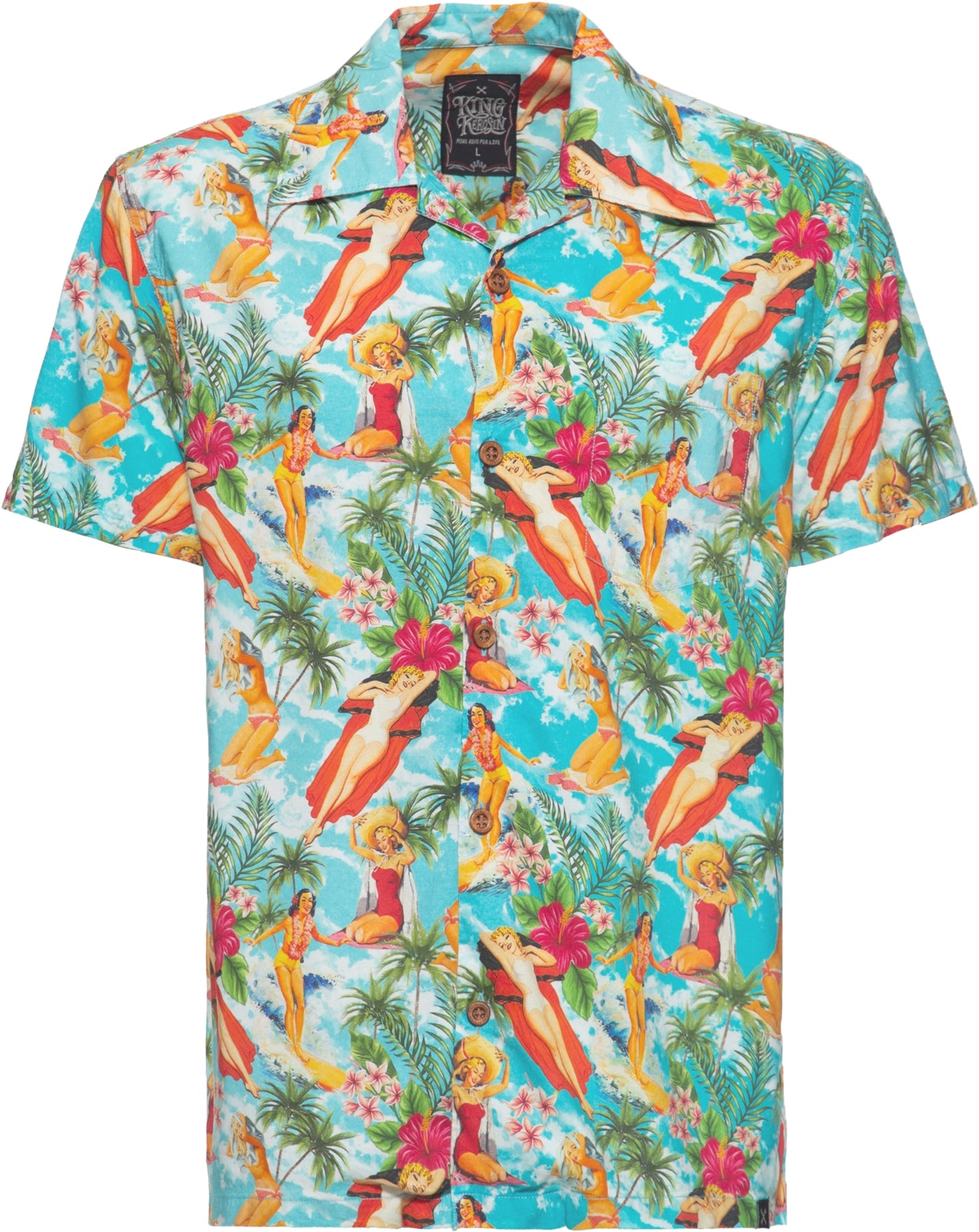 King_Kerosin_VINTAGE_SUMMER_Tropical_Pin_Up_Girls_50s_Kurzarm_HAWAII_HEMD_Shirt_Killer_Kirsche-1