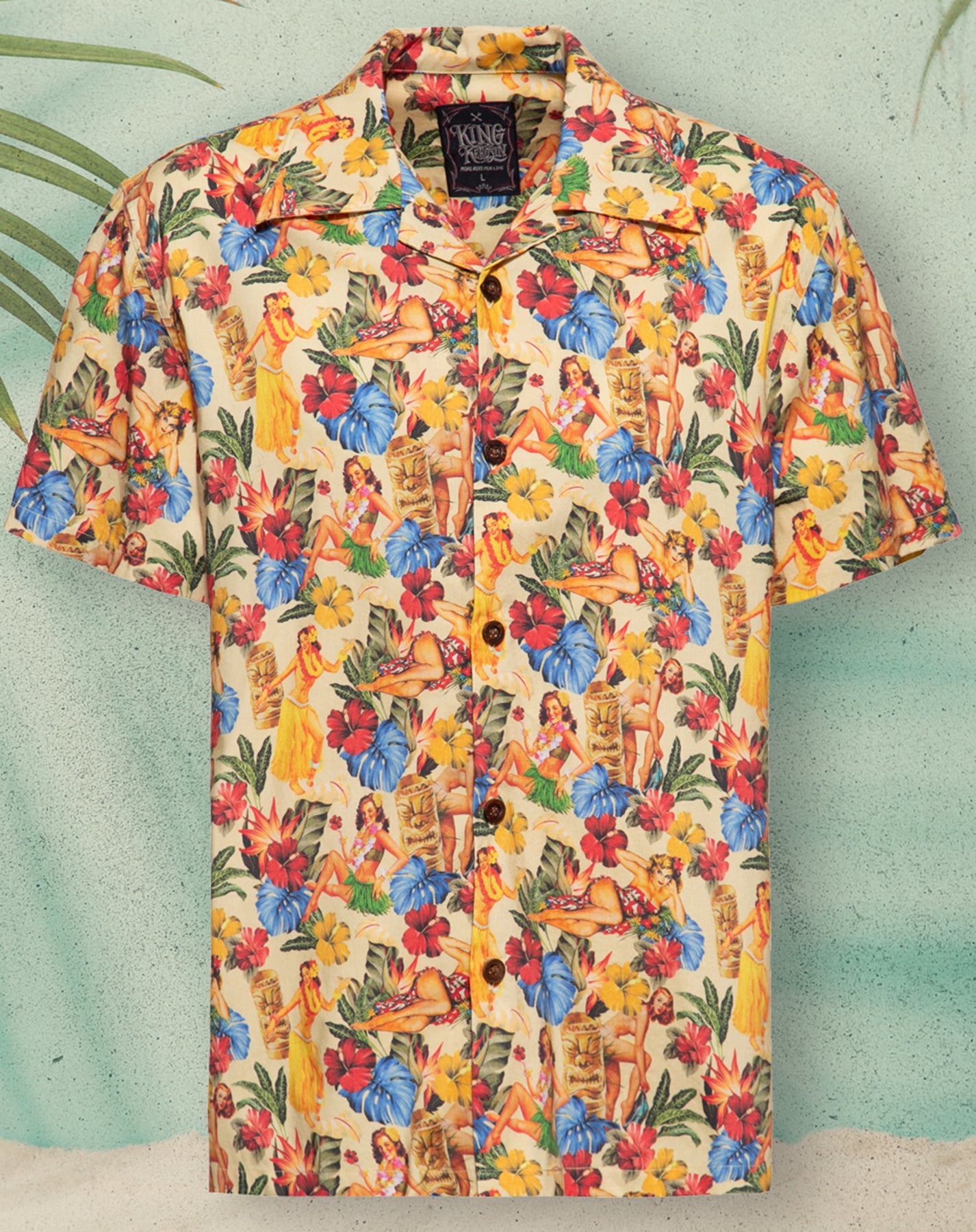 King_Kerosin_WARM_SAND_Retro_Tropical_Pin_Up_Palmen_Herren_HAWAII_HEMD_Shirt_killer_kirsche_2ZpXIjXsDeBDqo