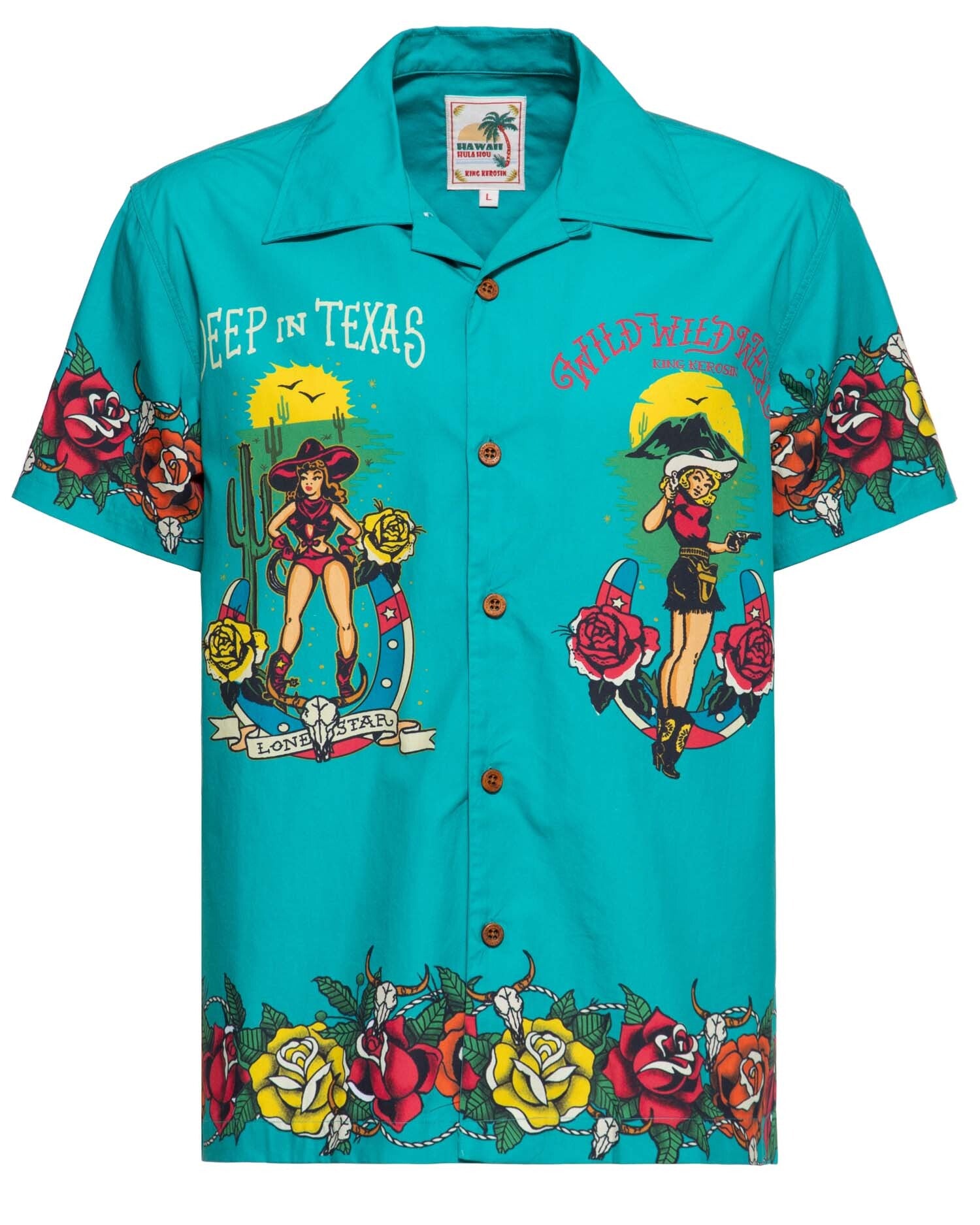 King_Kerosin_WILD_WILD_WEST_TEXAS_Oldschool_Retro_50s_HAWAII_HEMD_Shirt_Trkis-1