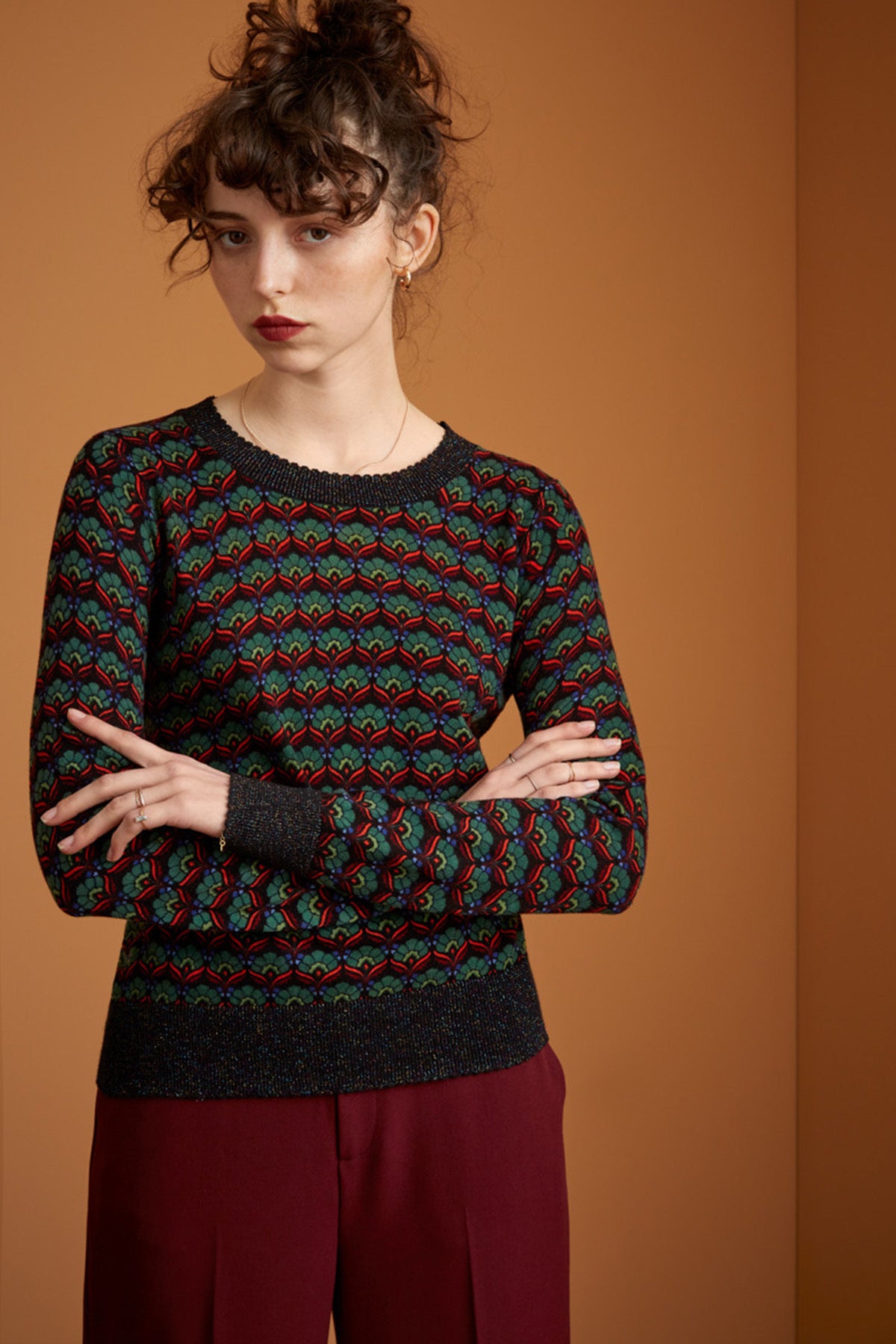 King_Louie_AGNES_MUFFIN_Vintage_GLITZER_Rundhals_Langarm_PULLOVER_Oberteil_-_Schwarz_killer_kirsche_2nLg4NHMgUGwmk