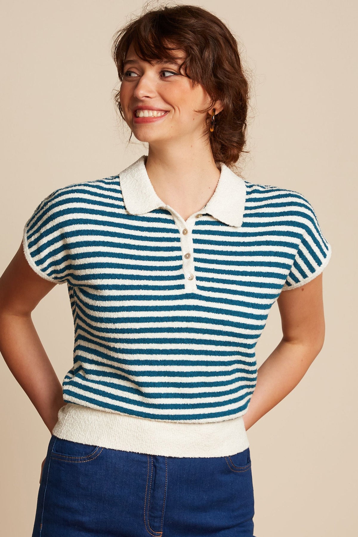 King_Louie_ANN_POLO_Dee_Dee_Frottee_Streifen_Sailor_Vintage_SHIRT_Oberteil-1Id4a2dHj8j3dO