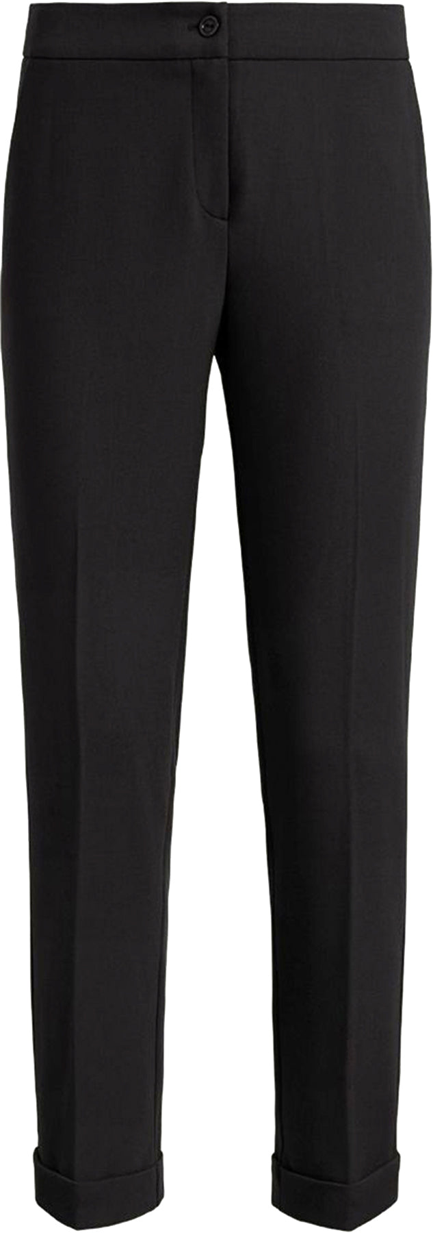 King_Louie_ANN_Vintage_PLAIN_High_Waist_Woven_Crepe_PANTS_Hose_Schwarz_killer_kirsche11rtDw9B9f4u5Zv