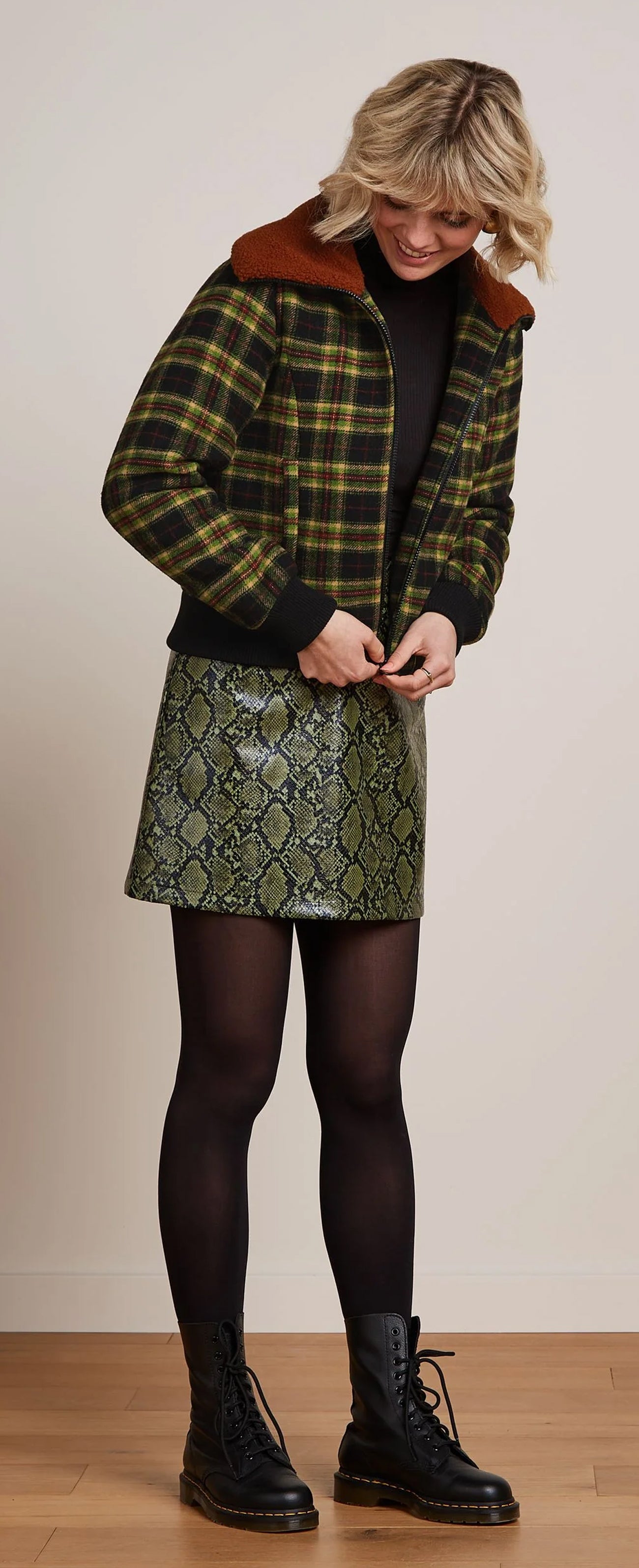 King_Louie_ARIZONA_CHARONNE_Vintage_Check_Karo_Teddy_Kragen_Wool_JACKET__Jacke-24QnahExF03D50
