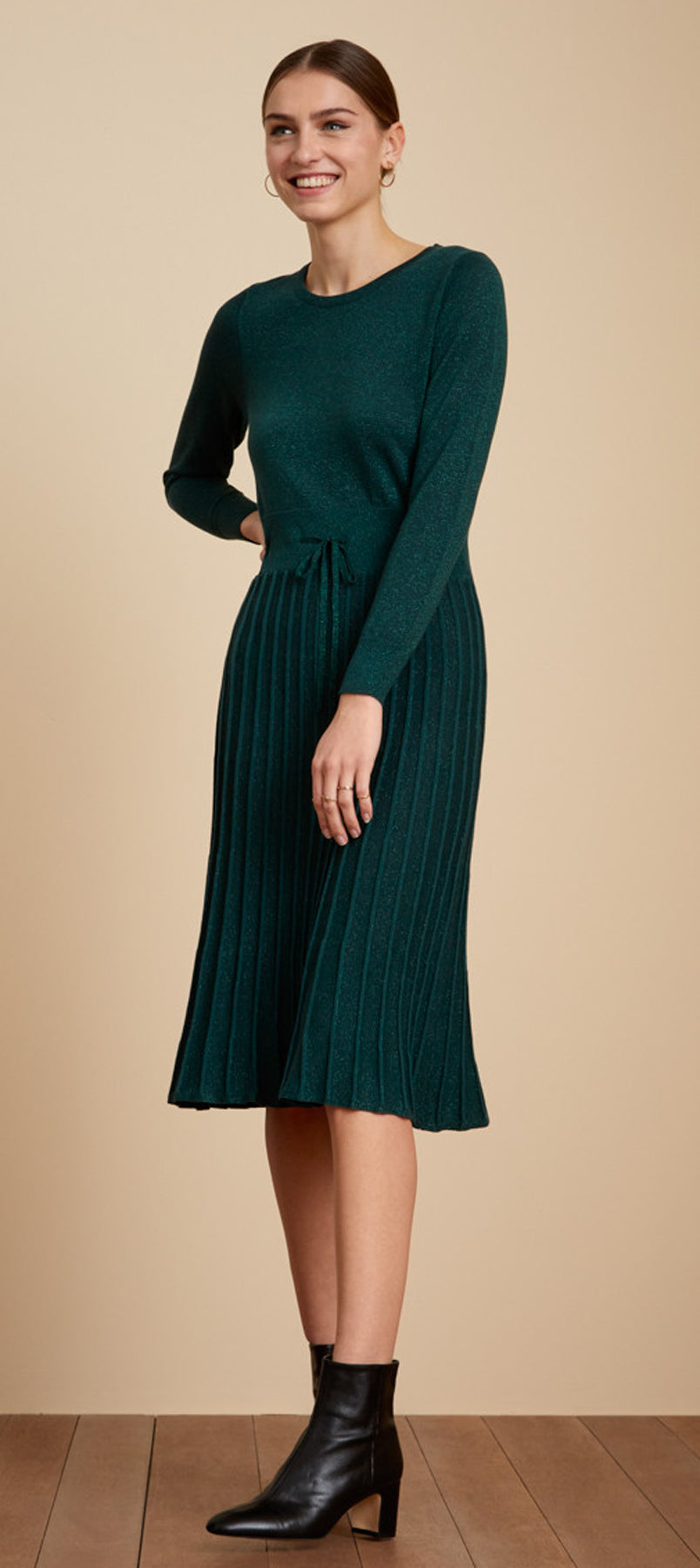 King_Louie_AZUL_PLISSEE_Vintage_Glitter_KNIT_Langarm_A-LINIE_DRESS_Strickkleid_KILLER_KIRSCHE_3