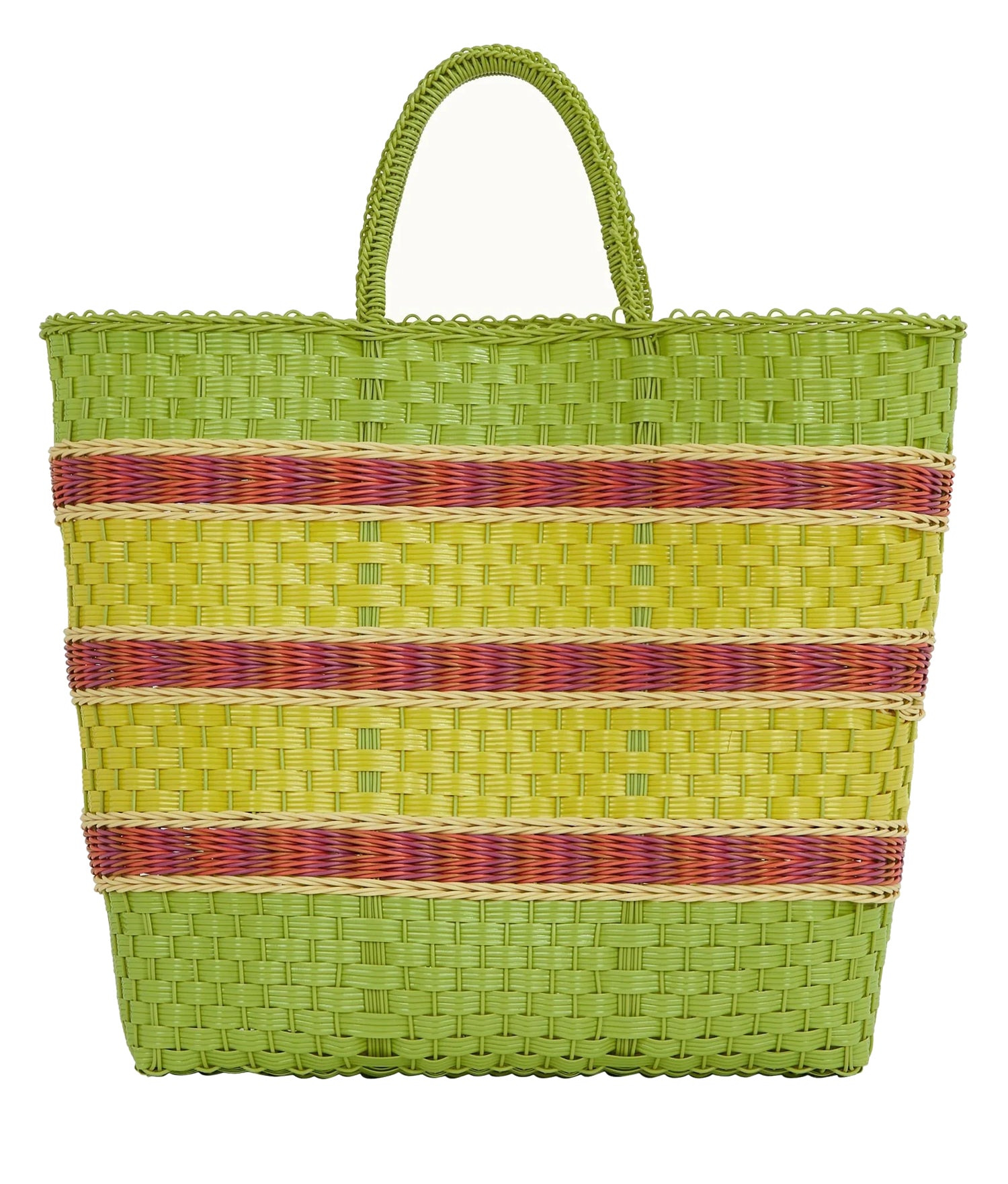 King_Louie_BEACHY_PUGLIA_Braided_Vintage_Flecht_SHOPPER_Strandtasche_-_Margarite_Green-2