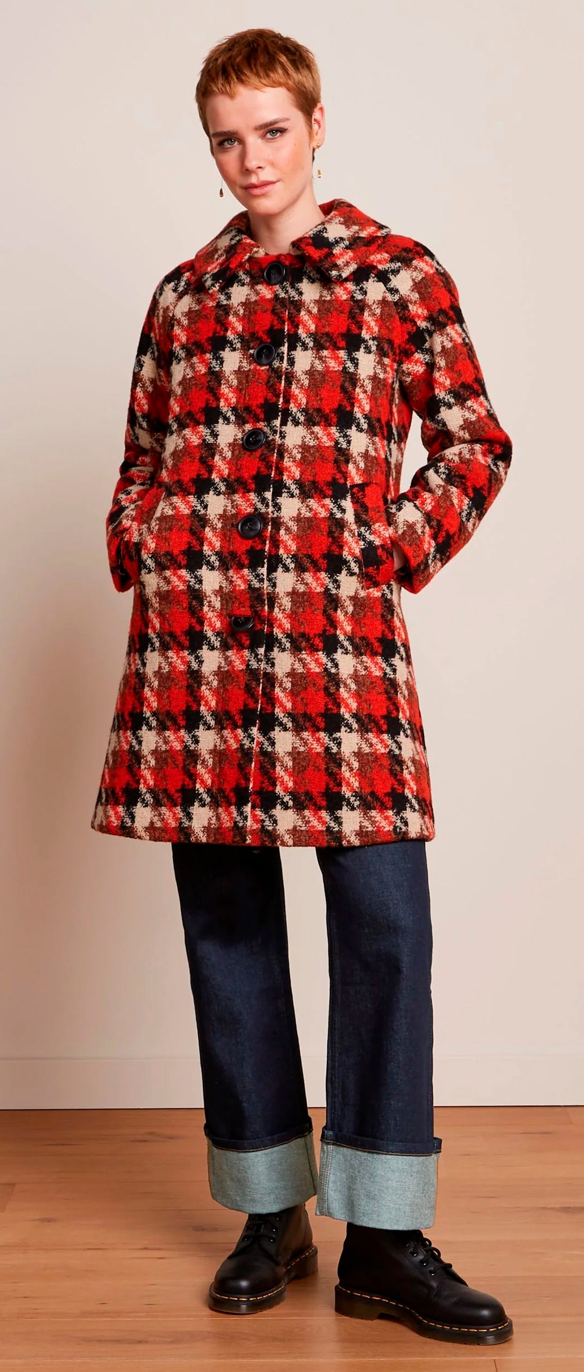 King_Louie_BETTY_ASHBY_CHECK_Vintage_TARTAN_Karo_KURZMANTEL_Jacke_Coat-2lDPHg25C4or9o