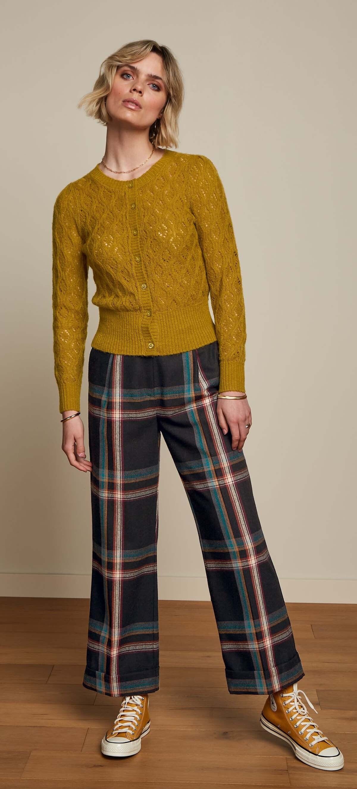 King_Louie_CARDI_PUFF_BORGO_Langarm_Lochmuster_Strickjacke_CARDIGAN_Koi_Yellow-2