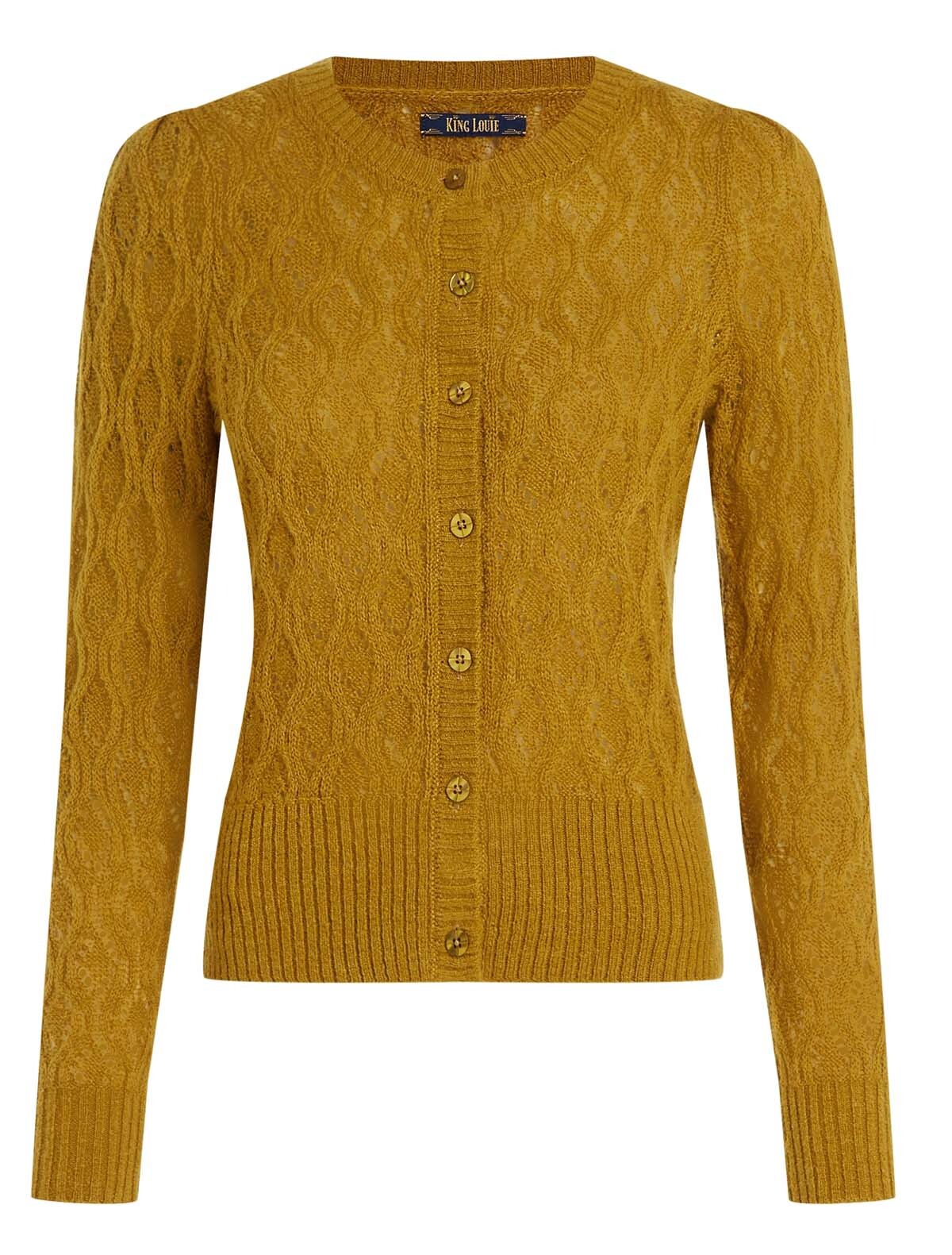 King_Louie_CARDI_PUFF_BORGO_Langarm_Lochmuster_Strickjacke_CARDIGAN_Koi_Yellow-4