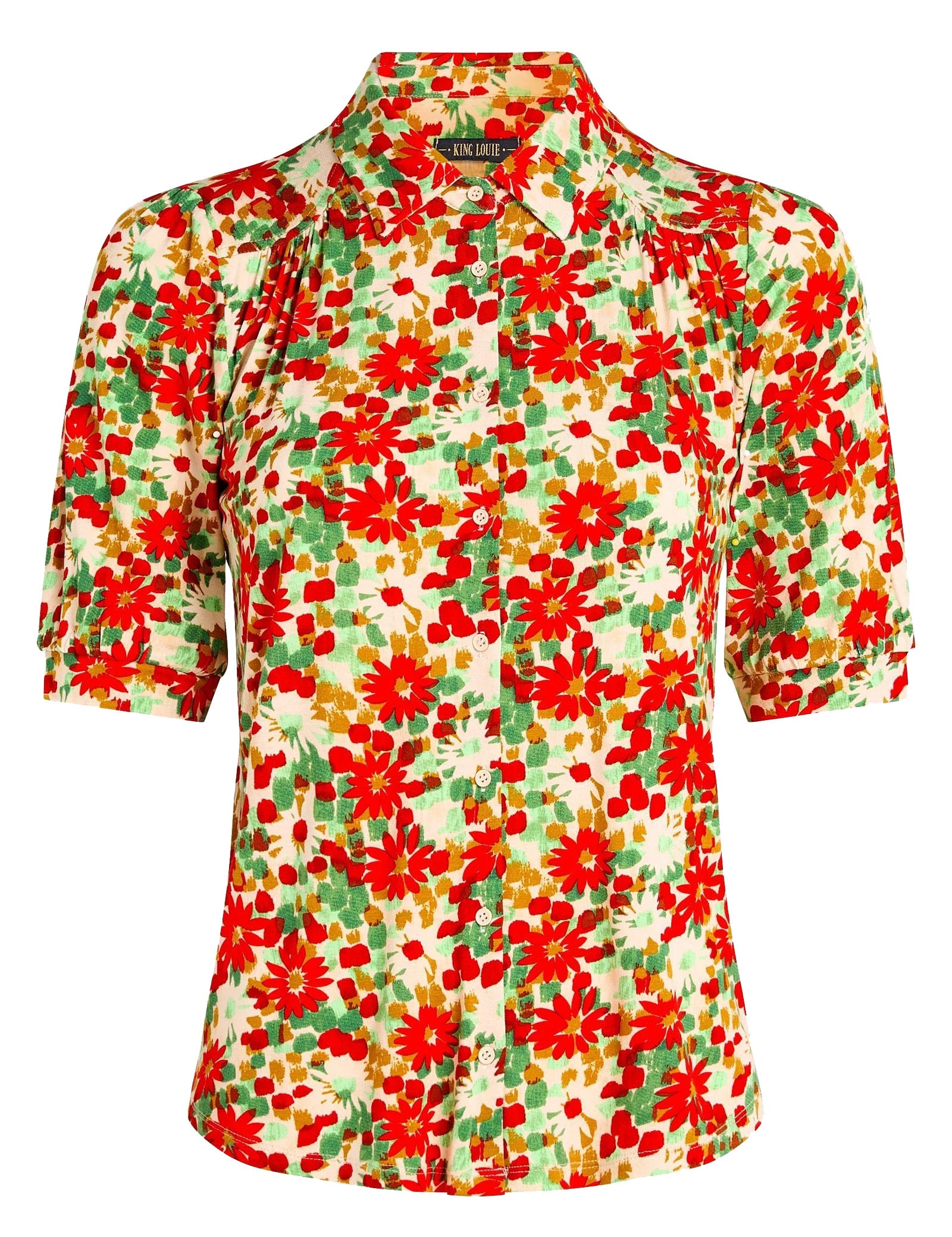 King_Louie_CARINA_PUNCH_Vintage_Blumen_Floral_Halbarm_BLUSE_Oberteil_Blouse_-_Fire_Red-4