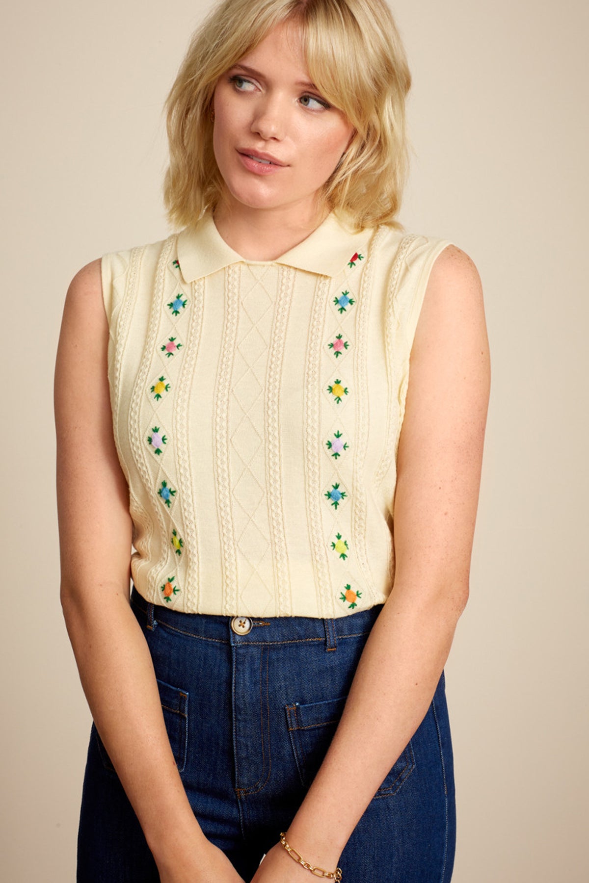 King_Louie_Collar_Retro_Orchid_FLOWERS_Blumen_Strick_SHIRT_Oberteil_TOP_killer_kirsche_2