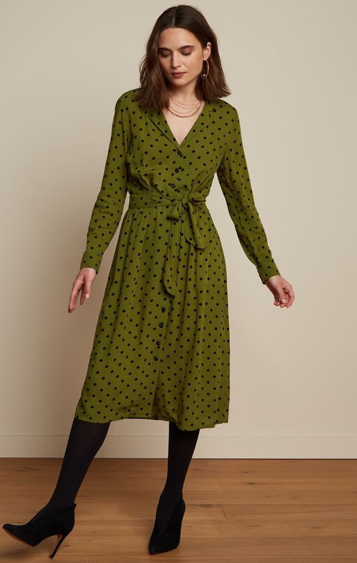 King_Louie_DAISY_PABLO_Polka_Dots_PUNKTE_Langarm_HEMDBLUSENKLEID_killer_kirsche_3yOBhGBHOtDQBx