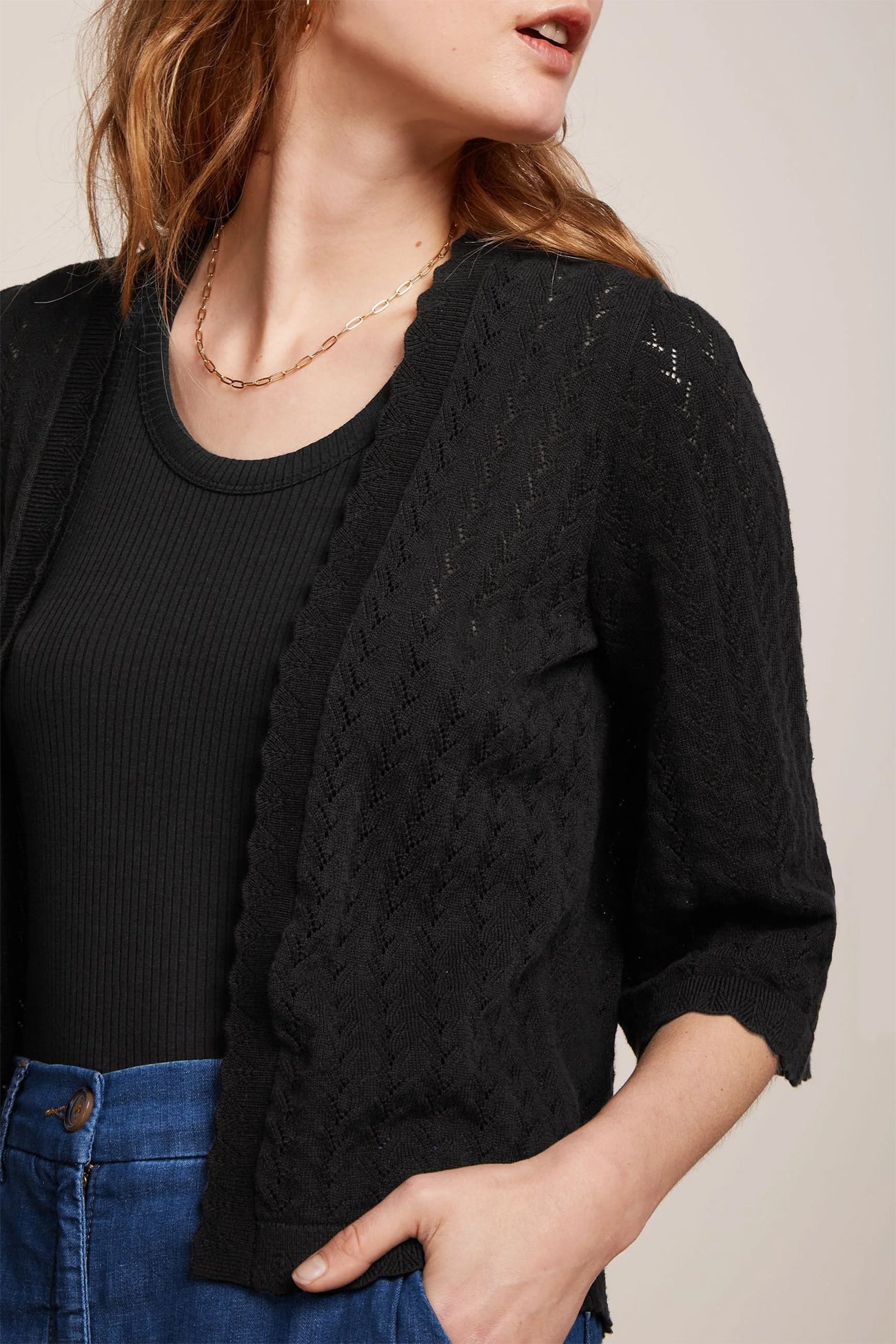 King_Louie_EMILIE_CARDI_Lochmuster_Loose_Fit_AJOUR_Vintage_Retro_Strickjacke_CARDIGAN_-_Schwarz-2