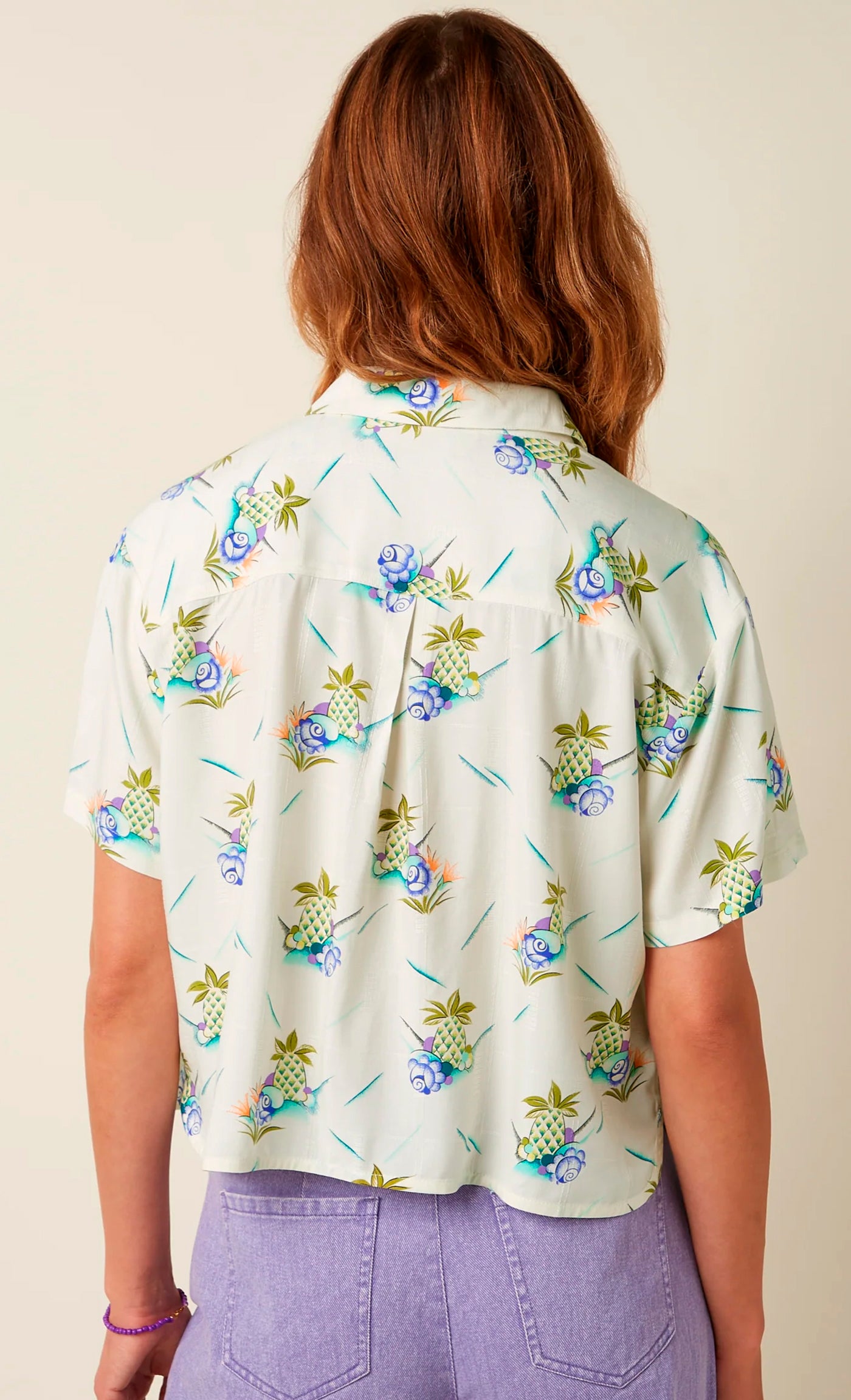 King_Louie_EVELINA_COLADA_Vintage_Pineapple_Tropical_Vibes_Hawaii_BLUSE_Oberteil_-_Ice_Cream-2