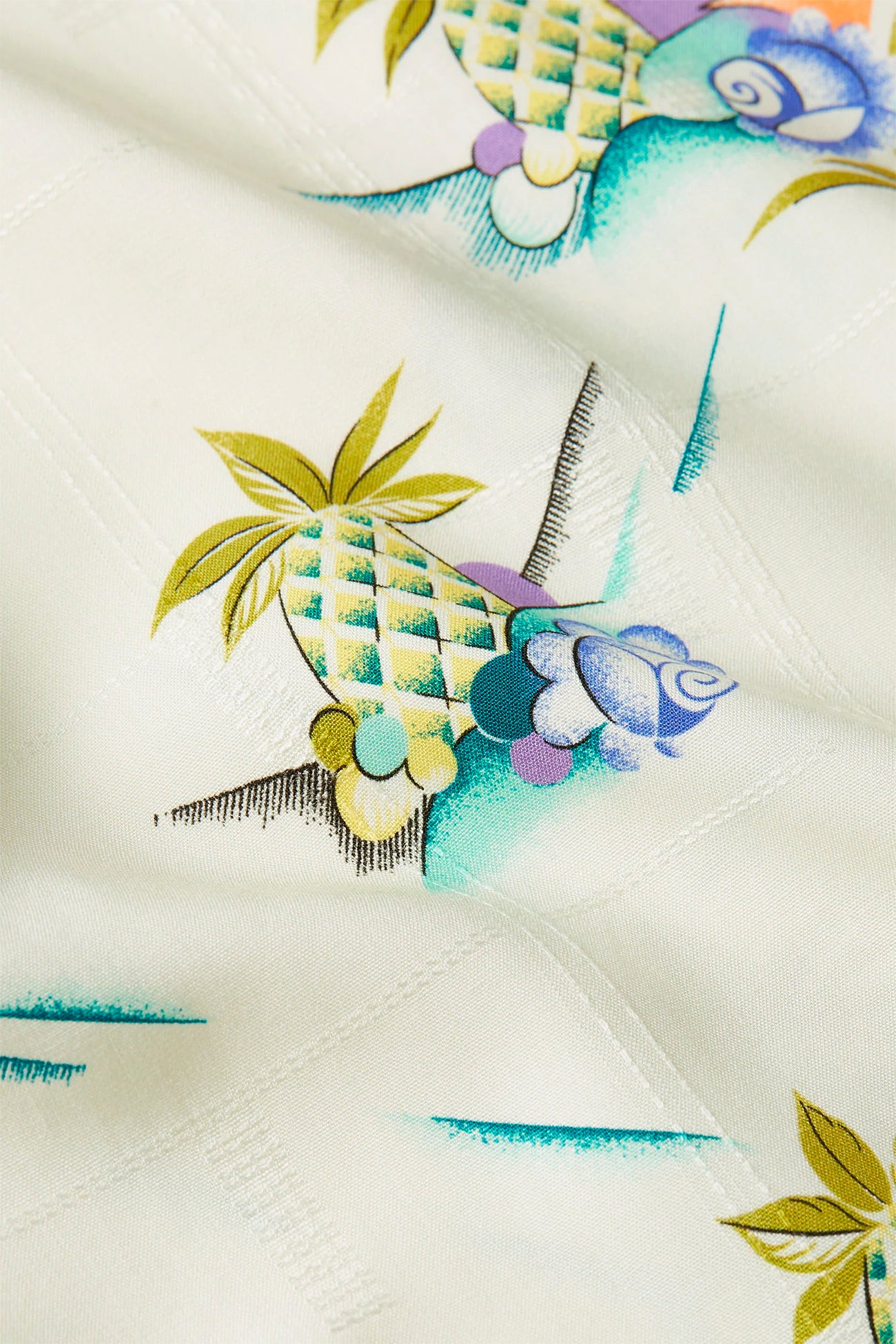 King_Louie_EVELINA_COLADA_Vintage_Pineapple_Tropical_Vibes_Hawaii_BLUSE_Oberteil_-_Ice_Cream-4
