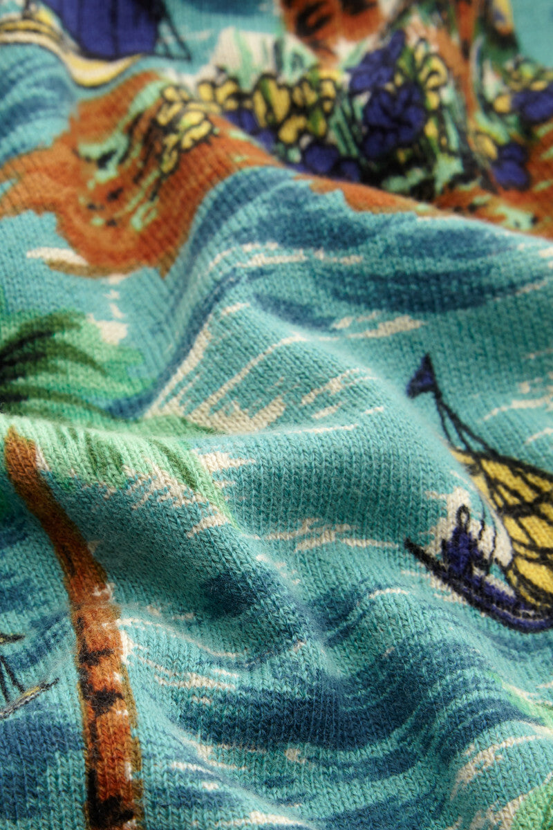 King_Louie_FIJI_Vintage_TROPICAL_ISLAND_Kurzarm_FEINSTRICK_SHIRT_Oberteil_killer_kirsche_5