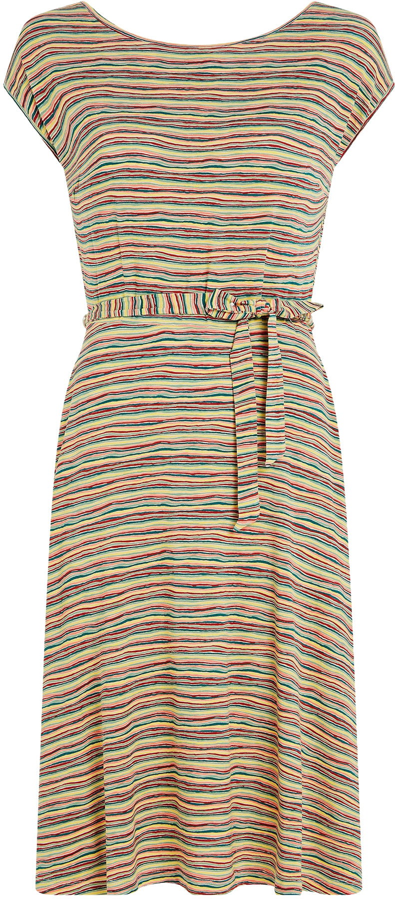 King_Louie_GRACE_TRINIDAD_Retro_STRIPED_Streifen_Jersey_Kurzarm_A-LINIE_KLEID_Dress_Killer_Kirsche-1NeYEMtc46aHBT