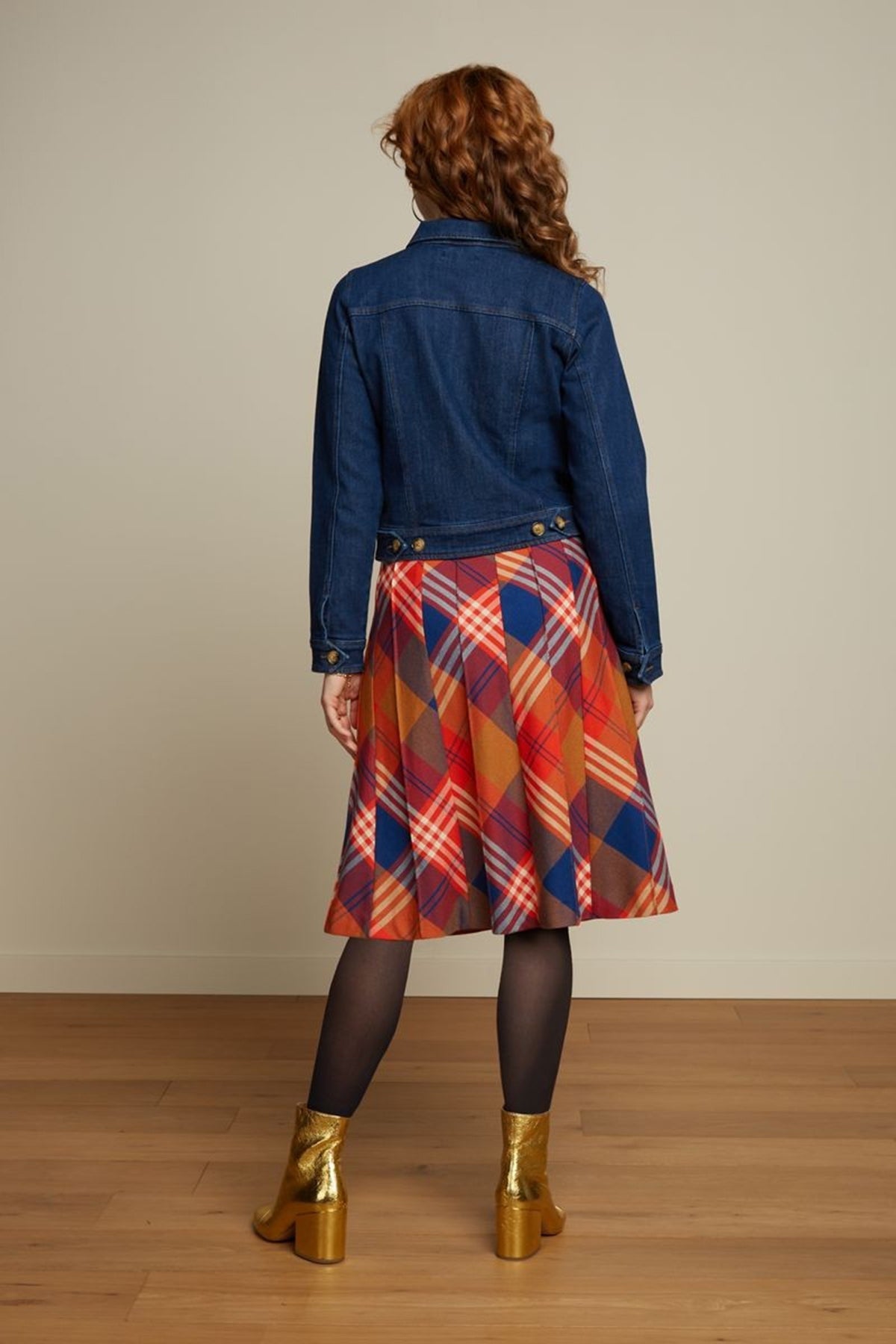 King_Louie_HARPER_JOLLA_CHECK_Vintage_TARTAN_Karo_A-Linie_FALTENROCK_Skirt_Killer_Kirsche-4