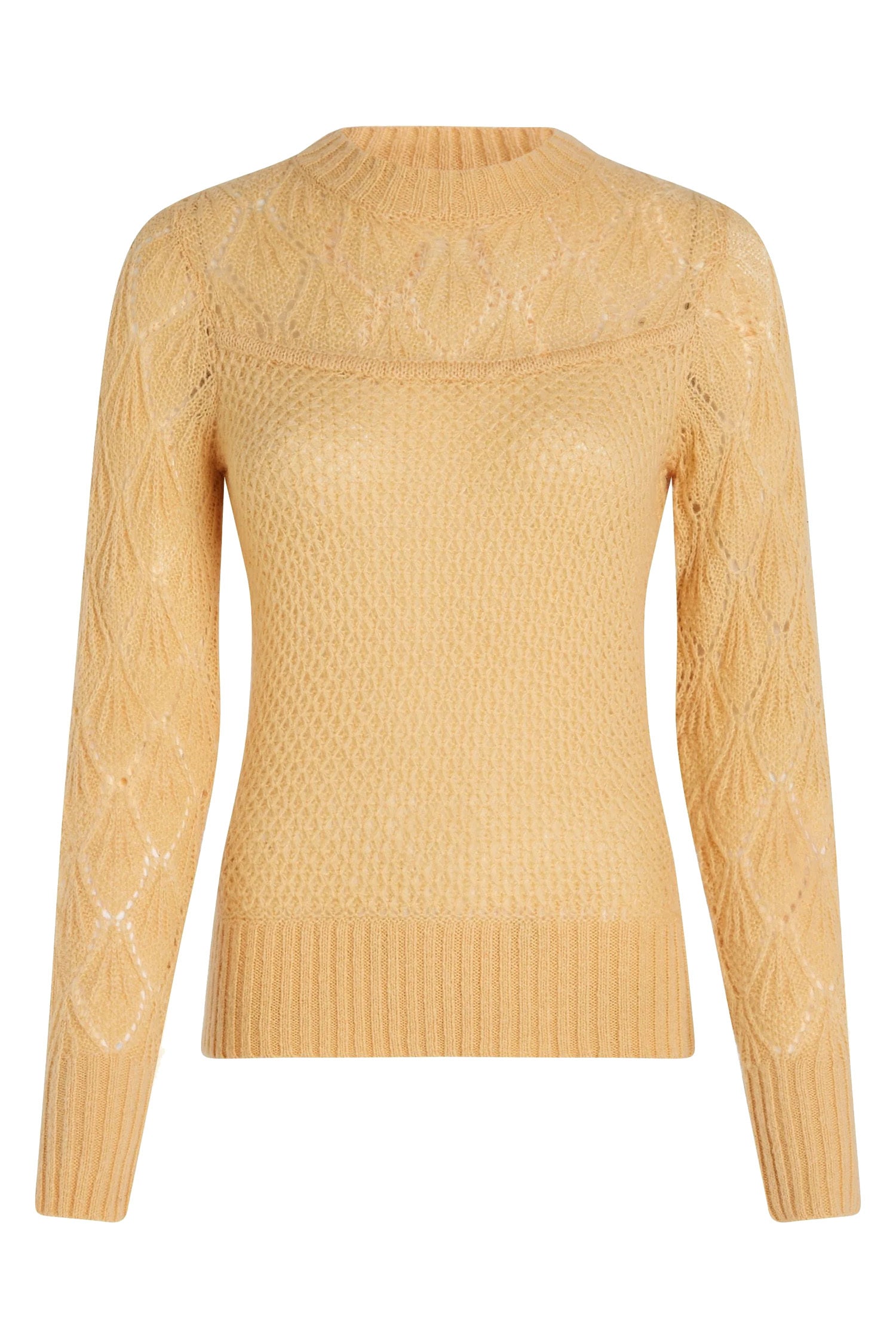 King_Louie_JEANNIE_FARFALLE_Vintage_YOKE_Lochmuster_AJOUR_Sweater_PULLOVER_-_Vanille-3