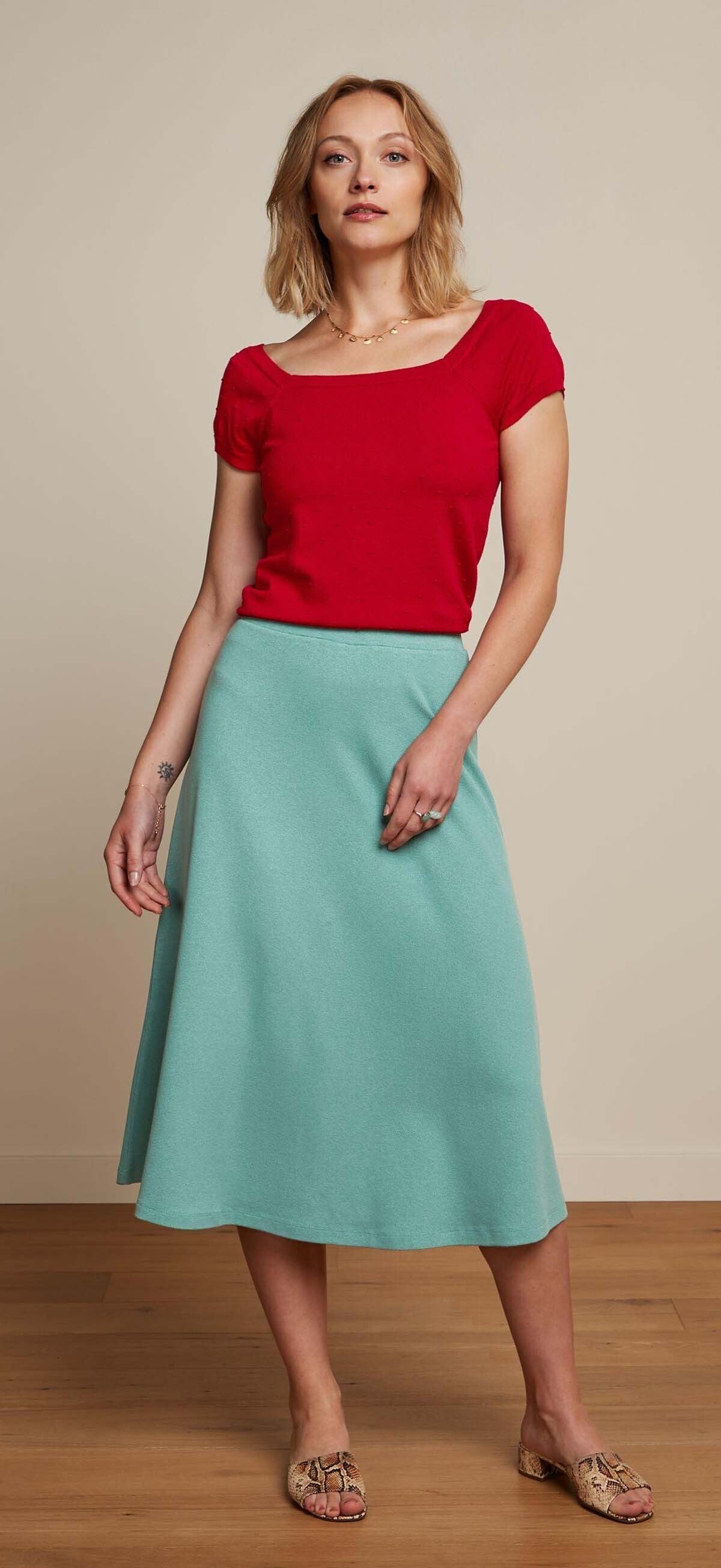 King_Louie_JUNO_MILANO_CREPE_Vintage_BASIC_Plain_ALinie_SKIRT_Rock_Dusty_Turquoise-27XNV89yjHJp5j