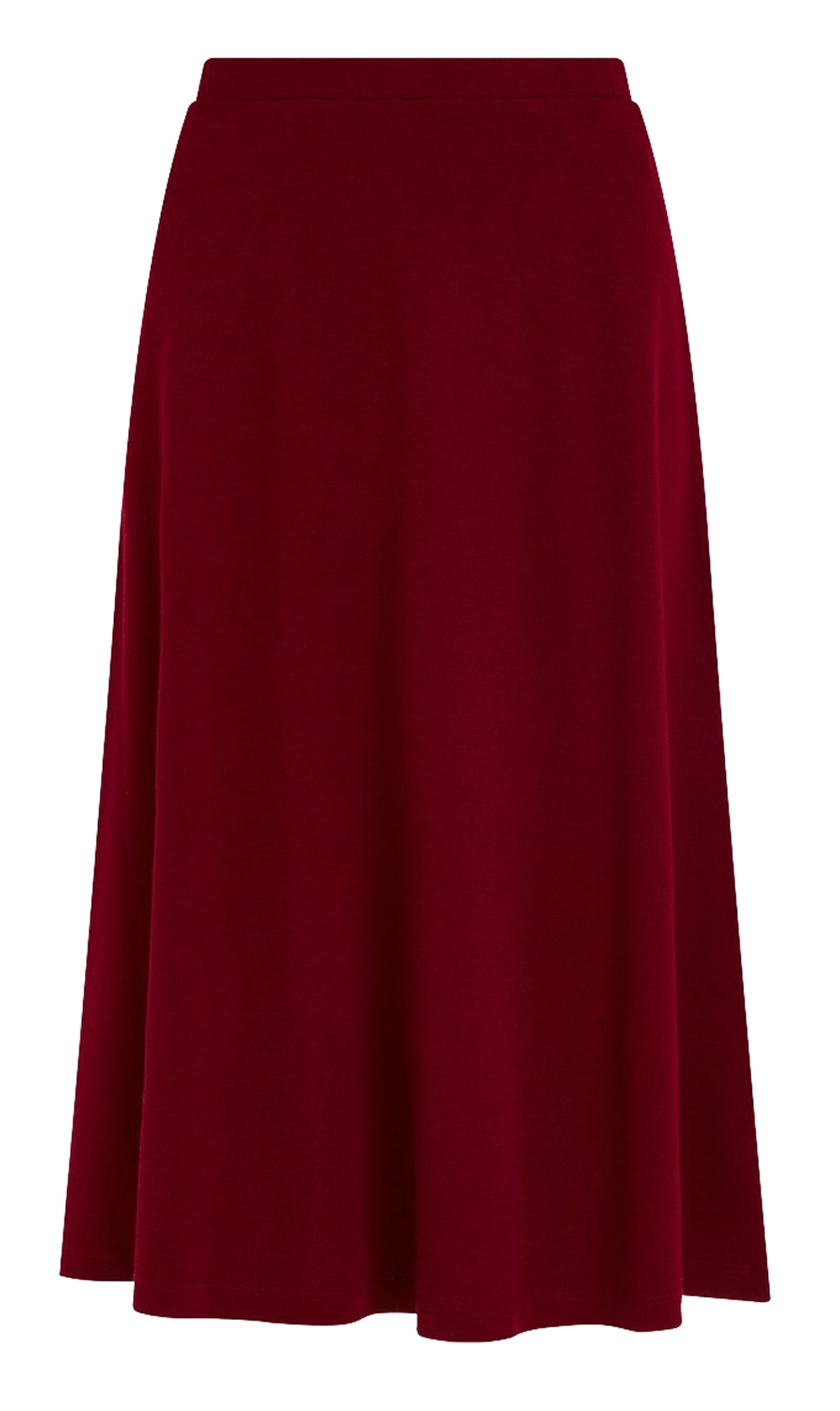 King_Louie_JUNO_MILANO_CREPE_Vintage_BASIC_Plain_ALinie_SKIRT_Rock_Weinrot-1