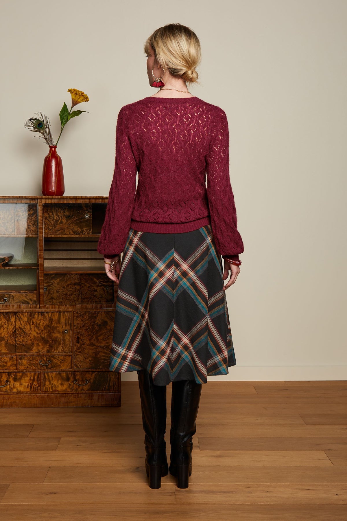 King_Louie_JUNO_SERA_Vintage_CHECK_Karo_Tartan_ALinie_SKIRT_Rock-3