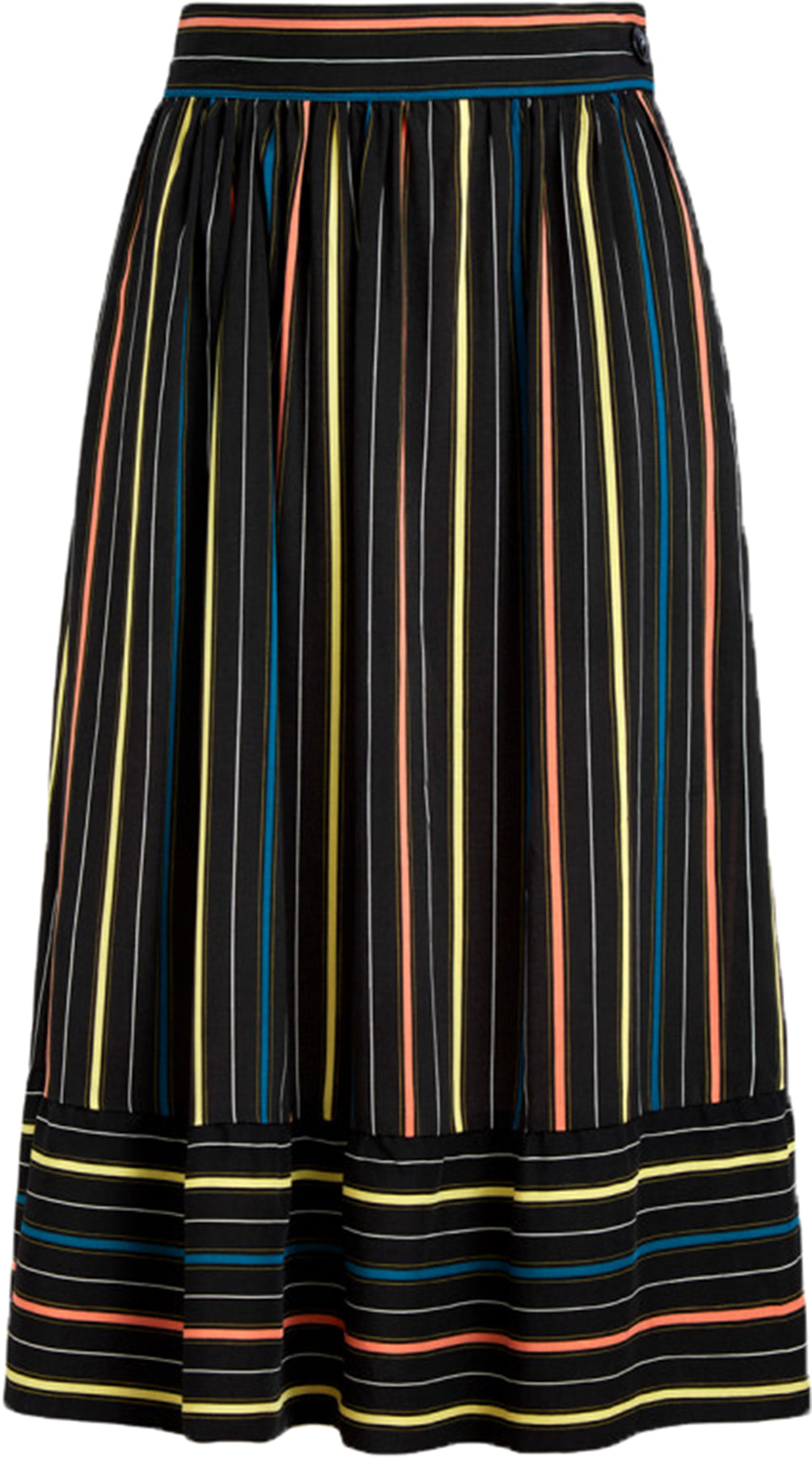 King_Louie_LAYLA_Oleo_Stripe_STREIFEN_Retro_High_Waist_A-LINIE_ROCK_Swing_Skirt_Killer_Kirsche-1