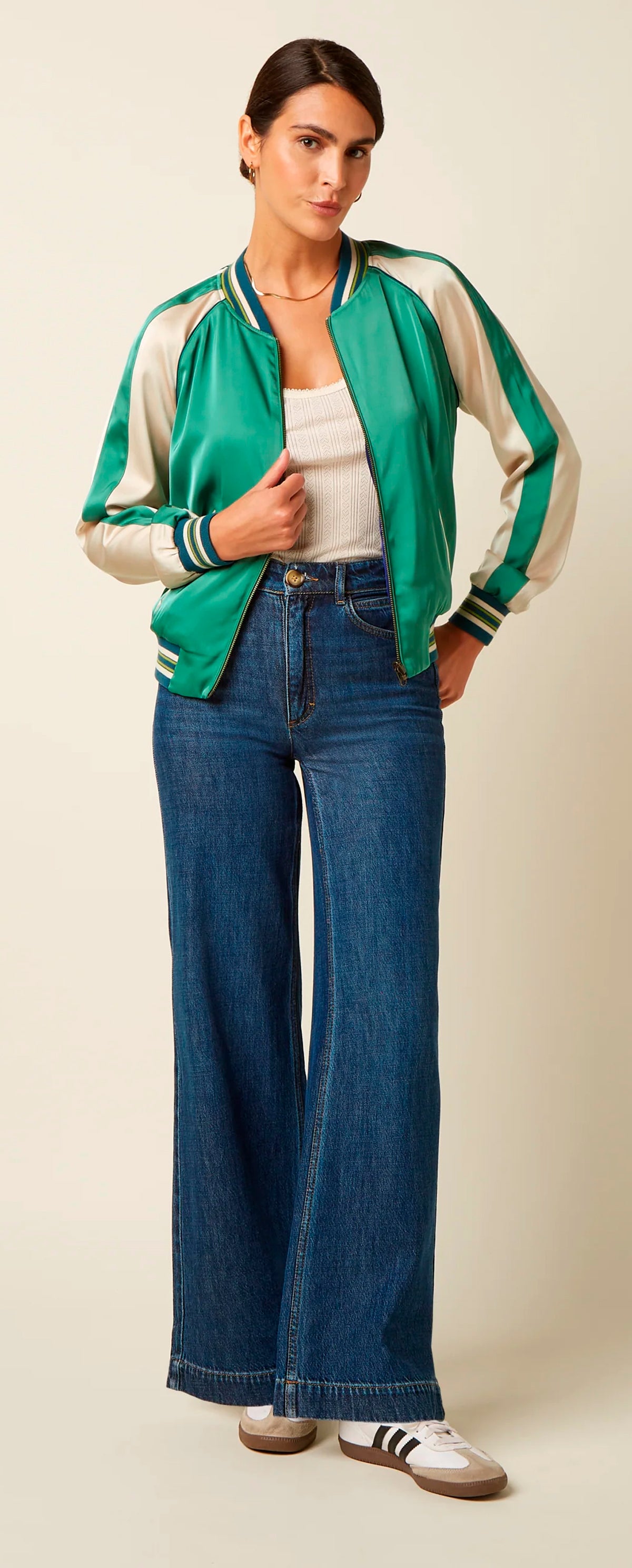 King_Louie_LAZOU_FLORAL_Vintage_Retro_Bomber_Jacket_BASEBALL_College_Jacke_-_Salbeigruen-2