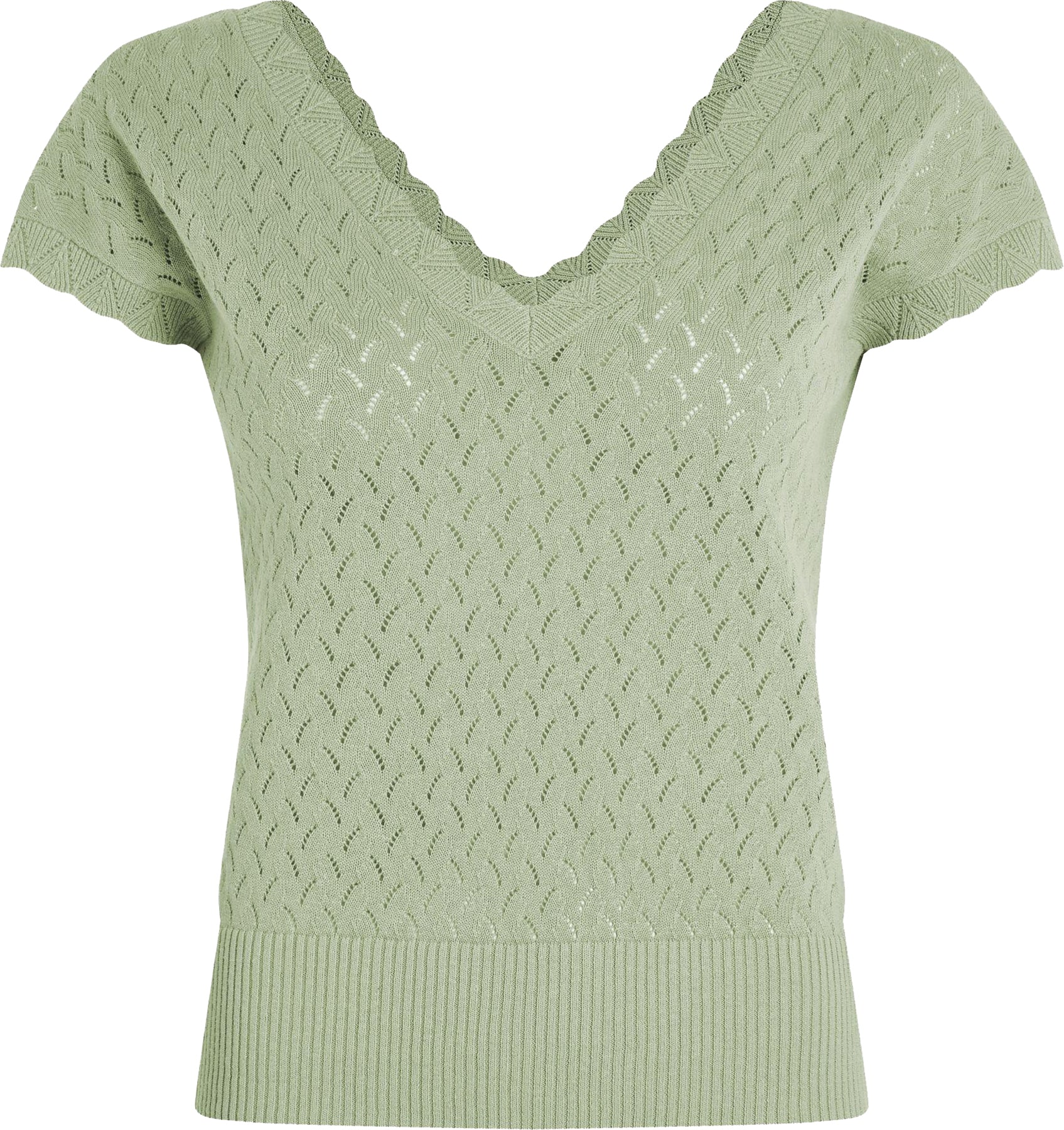 King_Louie_LILA_ROCKY_AJOUR_Feinstrick_LOCHMUSTER_Retro_SHIRT_Oberteil_Top_-_Gruen_Killer_Kirsche-15cYC8AoR503WP