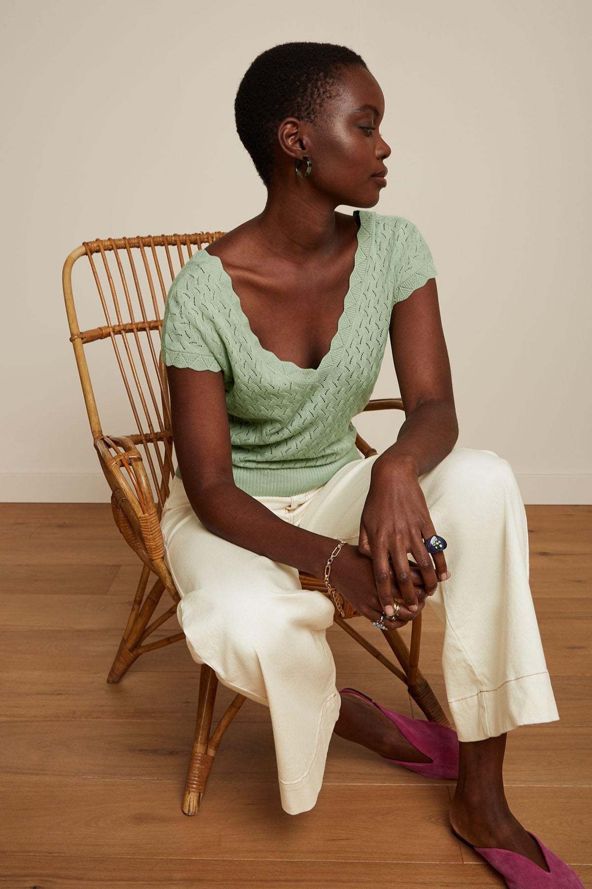 King_Louie_LILA_ROCKY_AJOUR_Feinstrick_LOCHMUSTER_Retro_SHIRT_Oberteil_Top_-_Gruen_Killer_Kirsche-2vQZqZ43Tie1dm