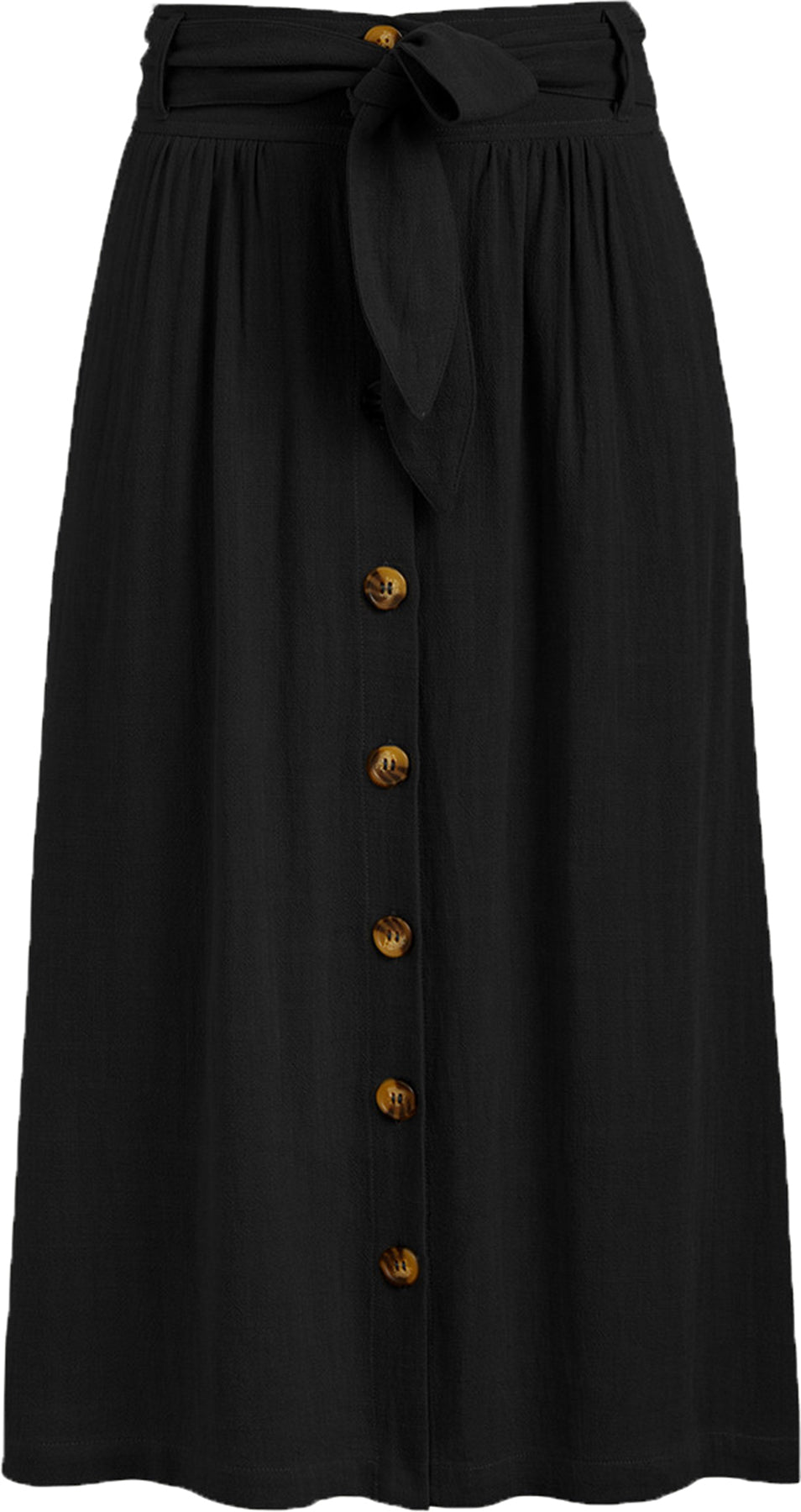 King_Louie_LOLA_HOOPER_Vintage_HIGH_WAIST_Buttton_A-Linie_SKIRT_Rock_Schwarz_Killer_Kirsche-1