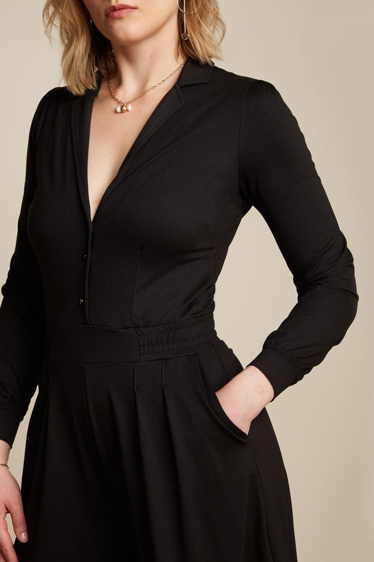 King_Louie_LOLA_PALAZZO_Vintage_KOLLET_JUMPSUIT_Overall_Navy_killer_kirsche_3