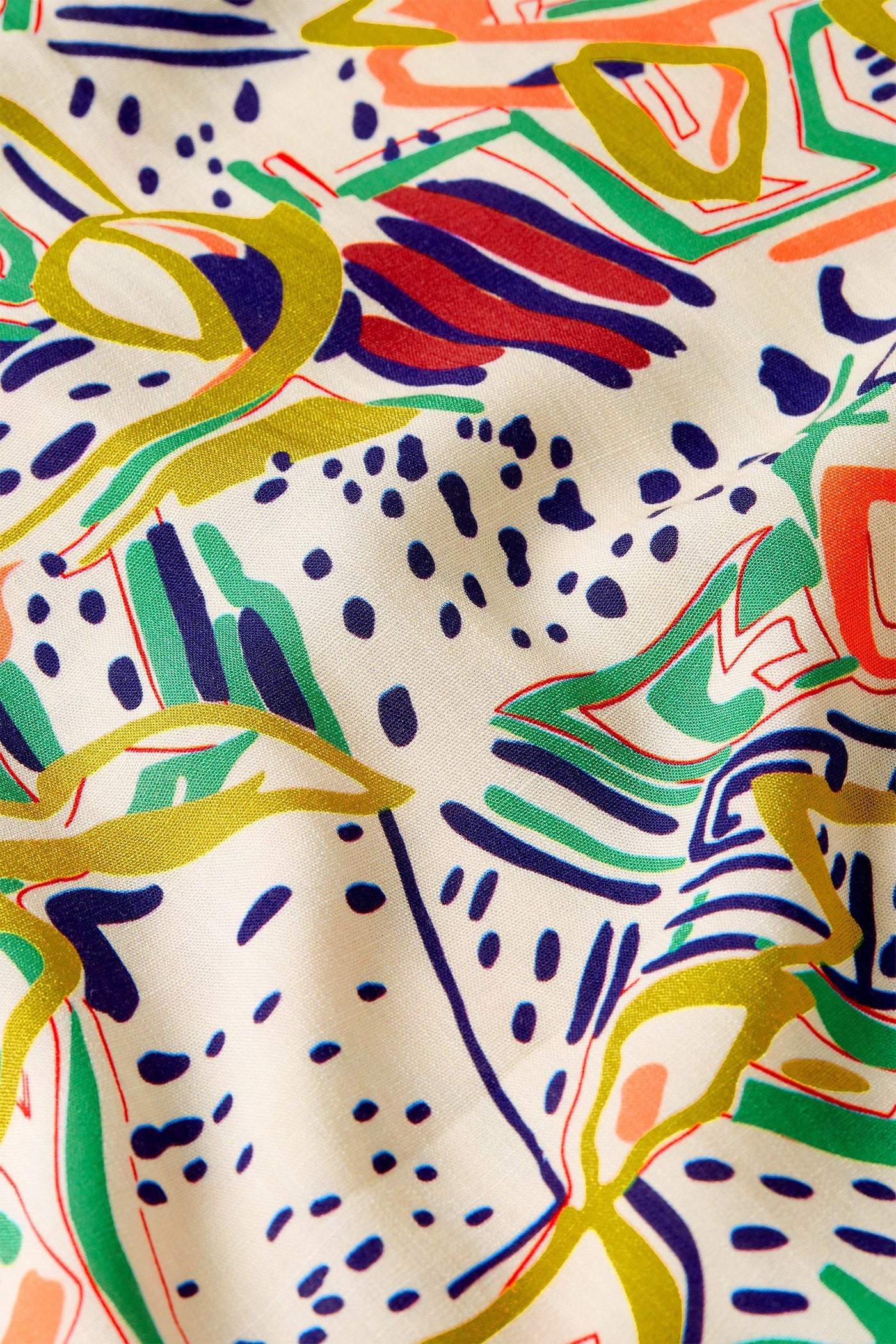 King_Louie_MARIA_MARLEY_Vintage_Geometrical_Abstract_Kurzarm_A-LINIE_DRESS_Kleid_-_Cremefarben-5