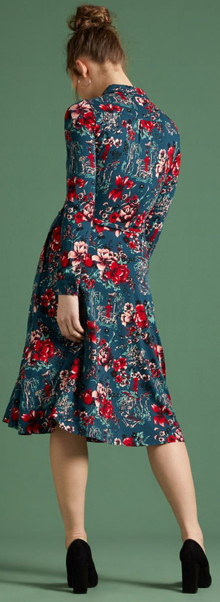 King_Louie_OLIVE_HARAJUKU_Kirschblueten_FLORAL_Langarm_A-Linie_Dress_KLEID-3Ew2S5fNTAGFO6