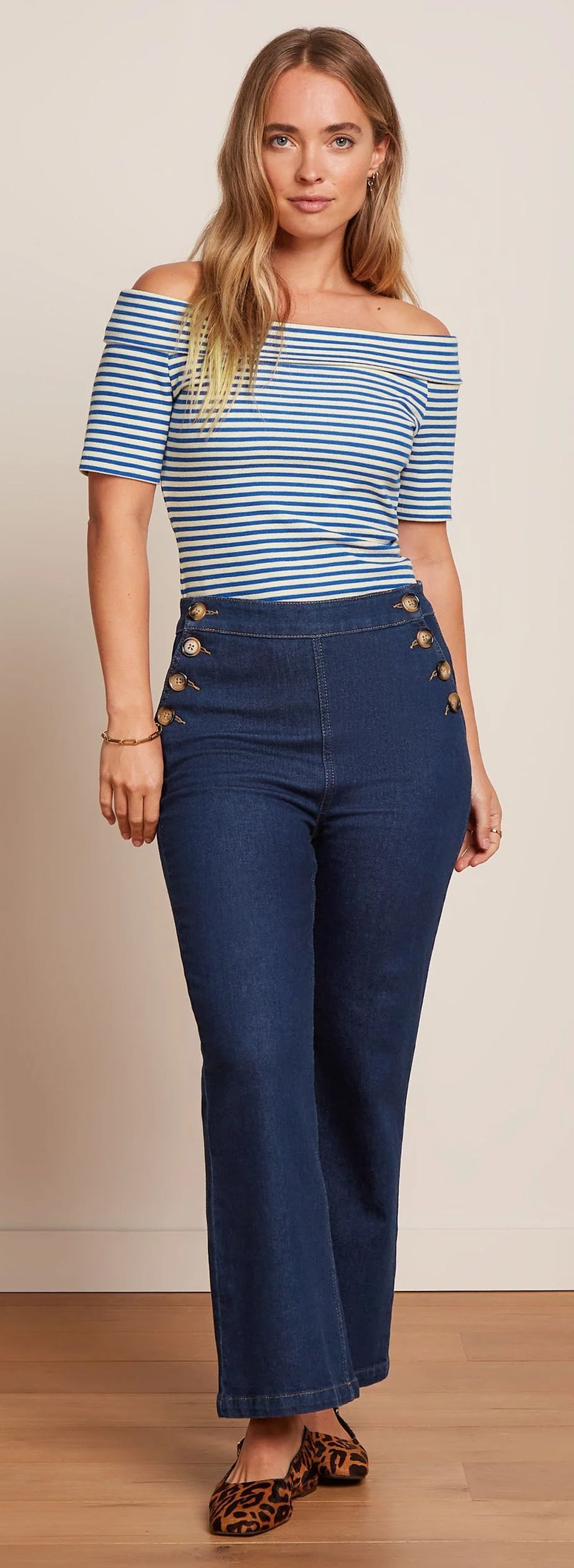 King_Louie_PIETRA_ONYX_Vintage_Retro_Denim_Knopfleiste_PANTS_Jeanshose_-_Dunkelblau-1