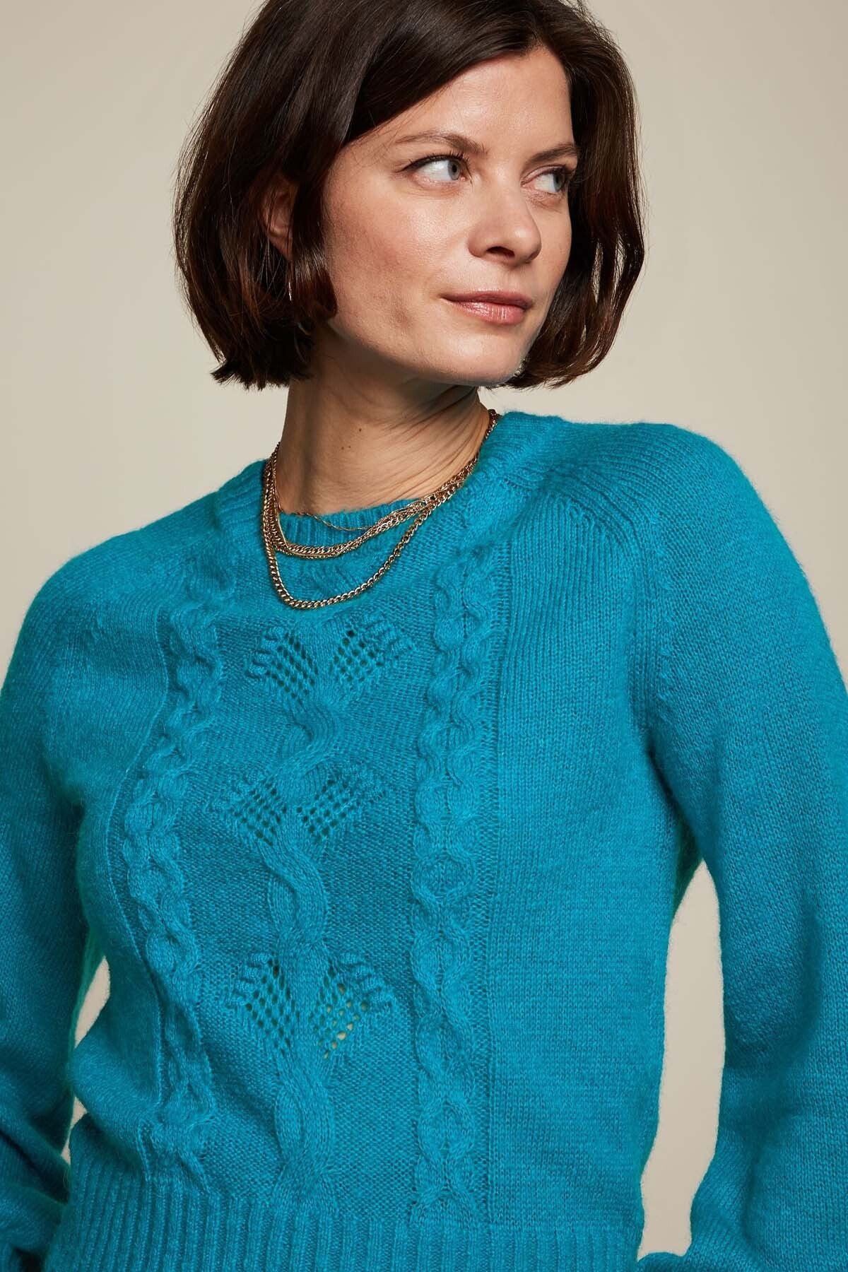 King_Louie_RAGLAN_TOP_ATLANTIS_Vintage_KNITTED_Ballonrmel_PULLOVER_Jewel_Blue-1Bvw76HZ3lxHpn