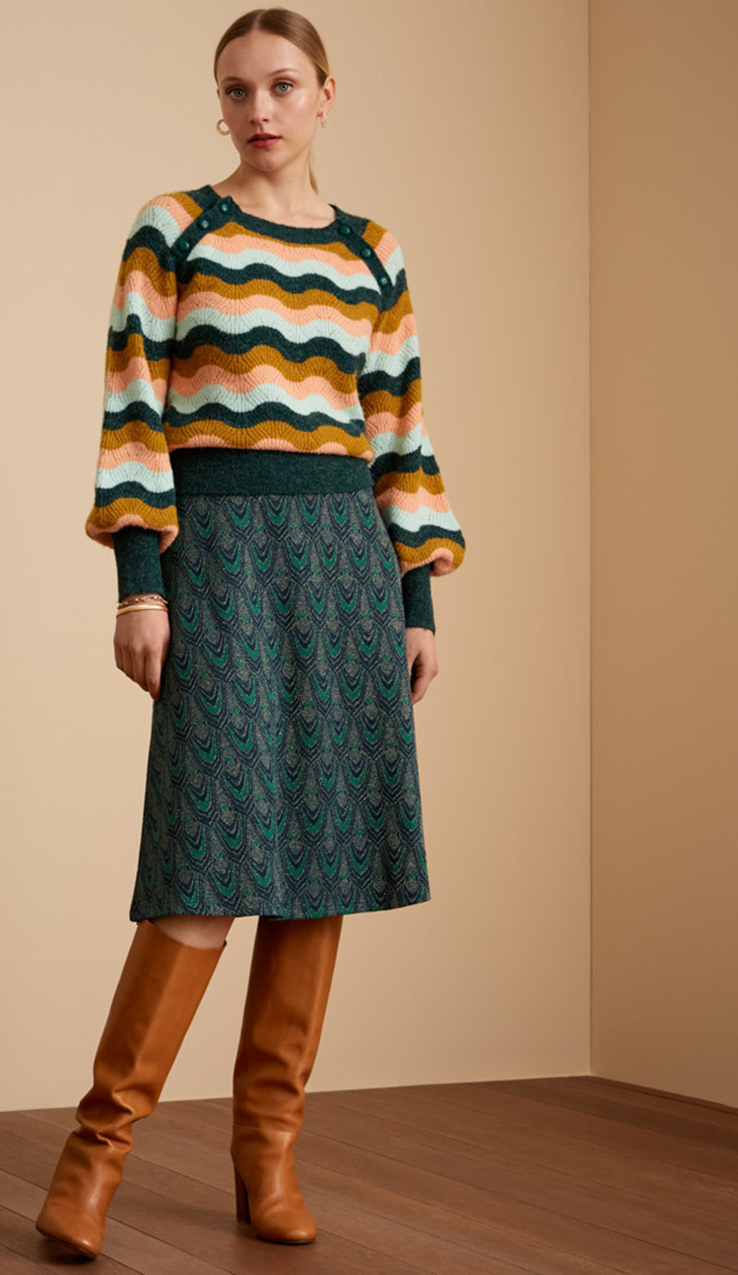 King_Louie_SANDOU_SAILOR_KNIT_Wellen_Bishop_Sleeve_PULLOVER_Strick_Oberteil_killer_kirsche_32iu5RvCDkXNt2