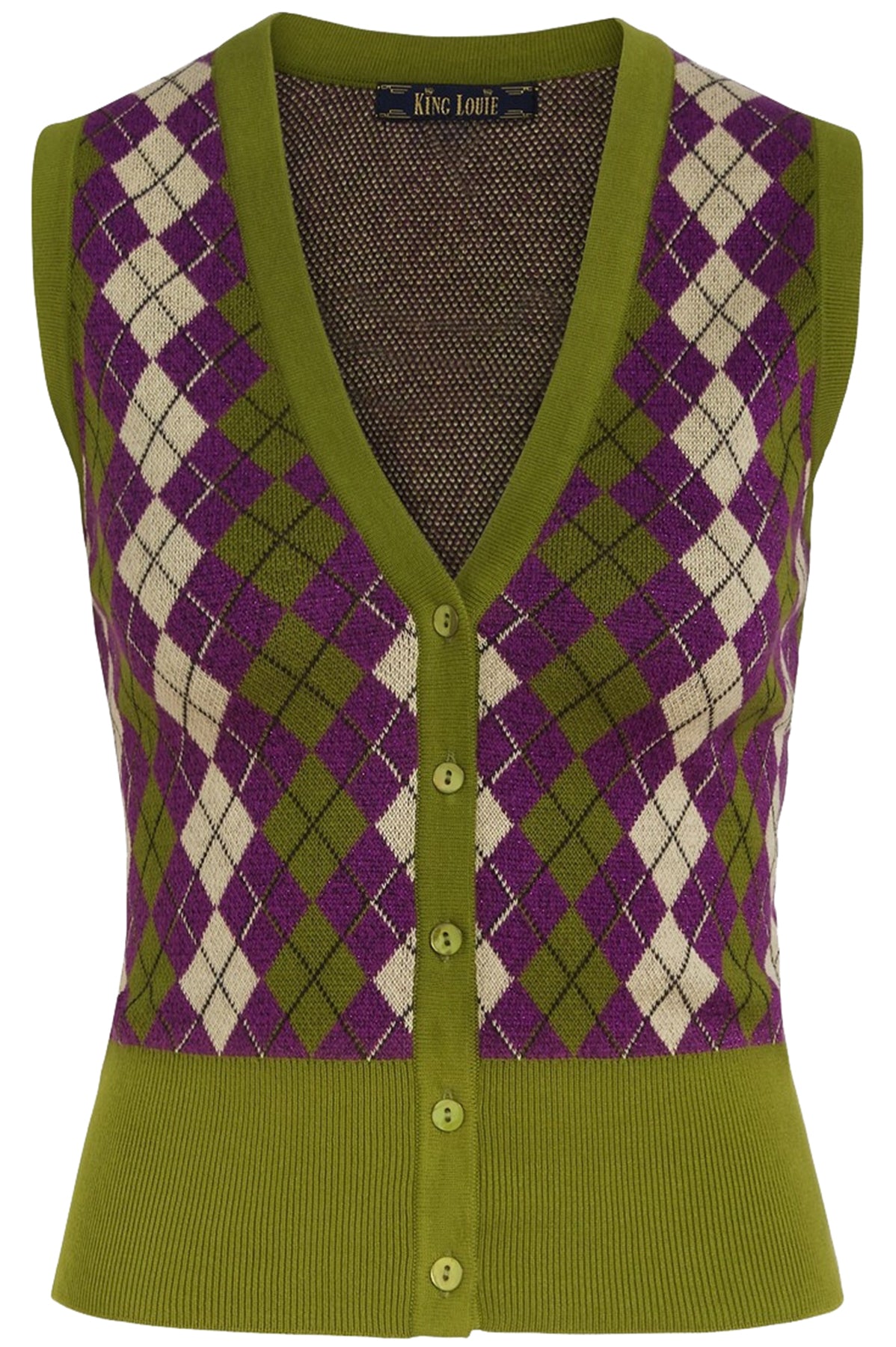 King_Louie_SPENCER_BRIOLETTE_Karo_Retro_aermellose_Weste_Oberteil_Top_killer_kirsche_0MbfPO7q2HsML9