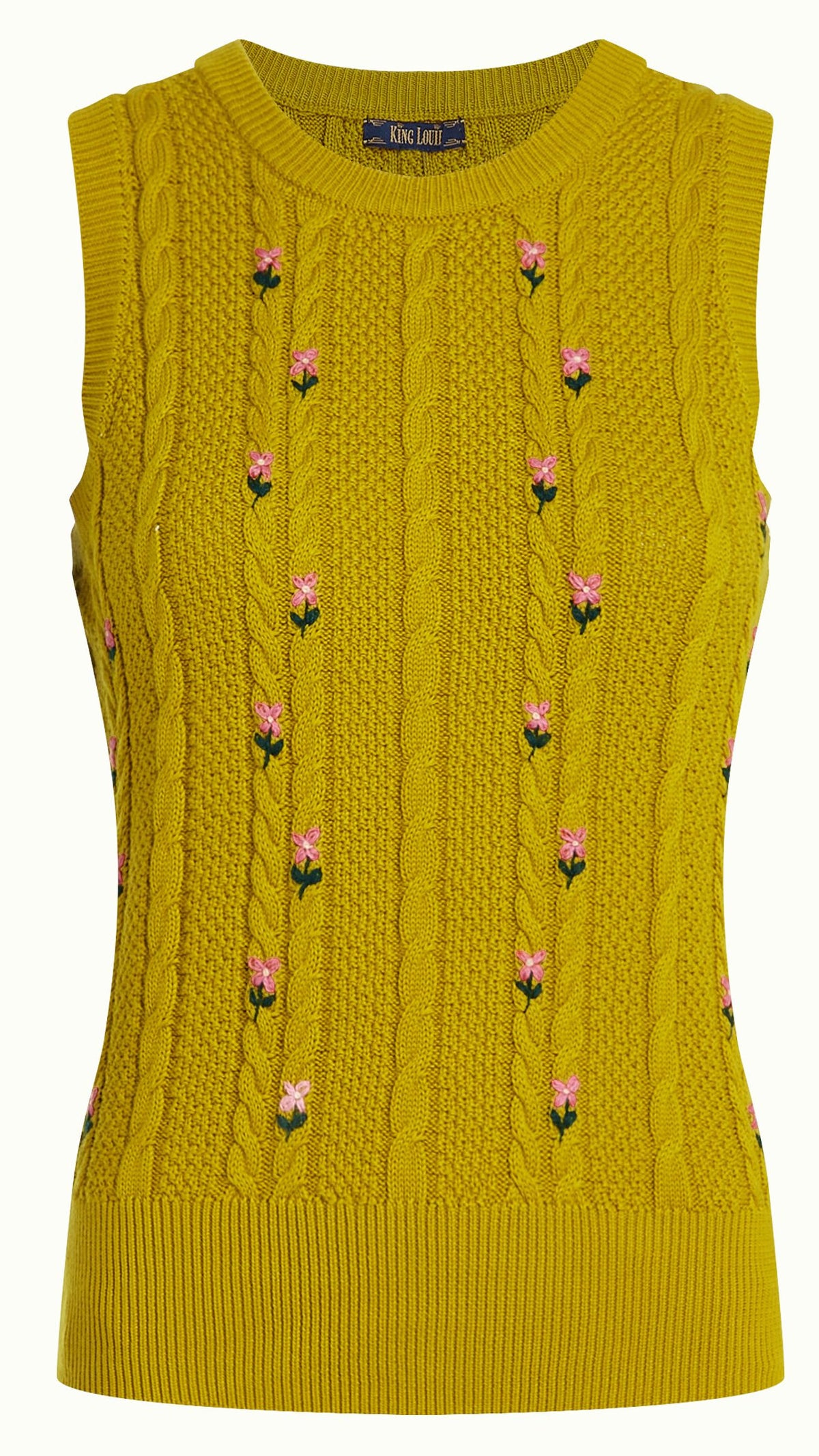 King_Louie_SPENCER_EUPHORIA_Vintage_Floral_CABLE_STITCH_Retro_PULLUNDER_Oberteil-3