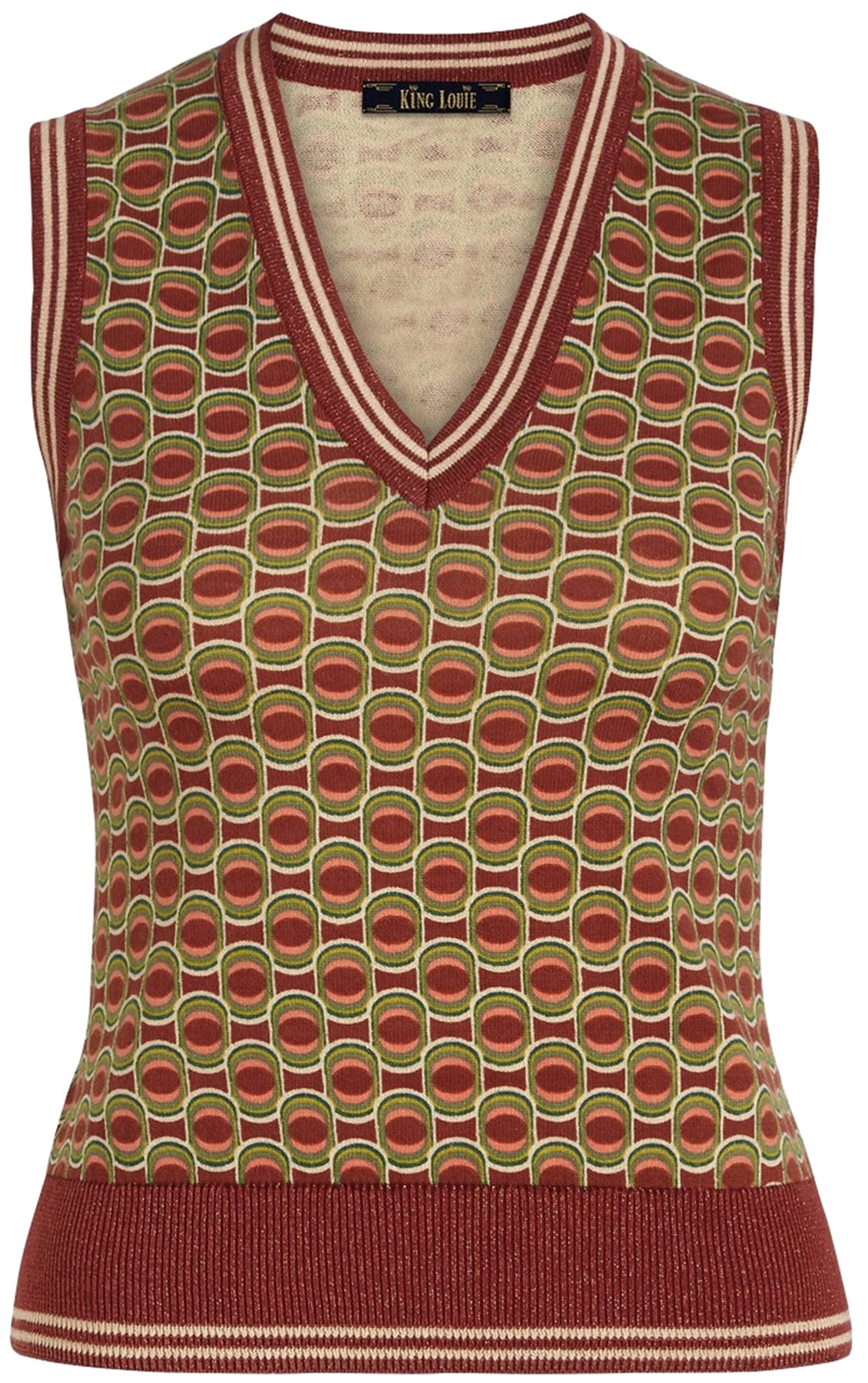 King_Louie_SPENCER_GROOVY_Lurex_GLITZER_Retro_PULLUNDER_Oberteil_Top_killer_kirsche__0