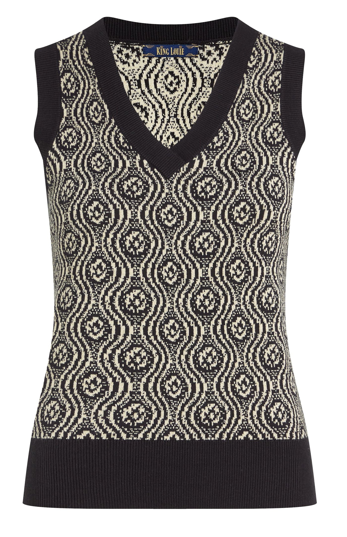 King_Louie_SPENCER_MAURICE_Feinstrick_Vest_GLITZER_Retro_PULLUNDER_Oberteil_Sweater-4