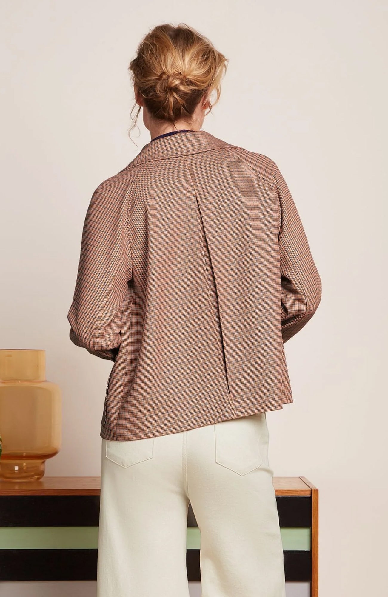 King_Louie_SYLVIE_MONAE_CHECK_Vintage_Karo_Dogtooth_JACKET_Jacke_-_Umbre-2