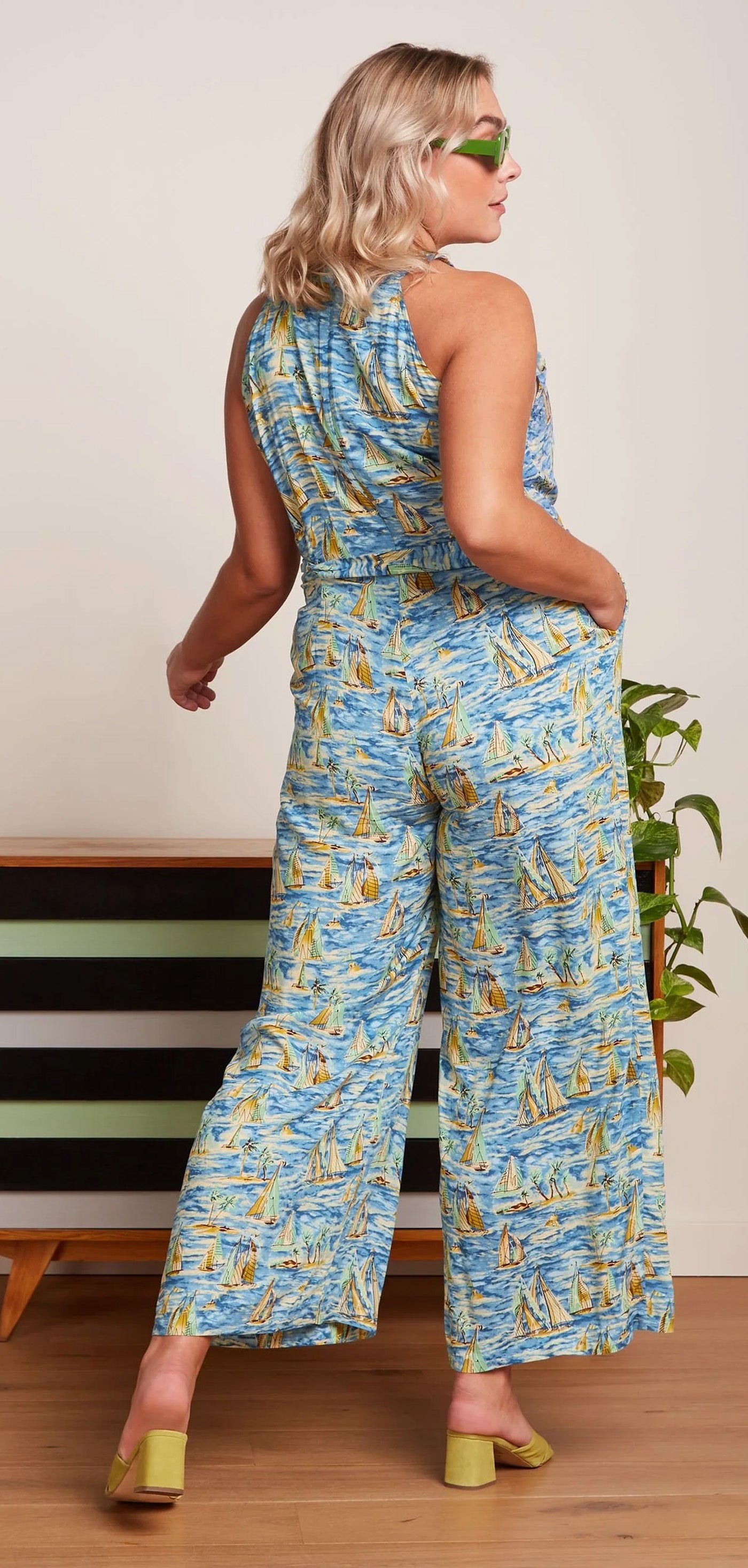 King_Louie_VIRNA_LE_BEC_Vintage_Neckholder_Nautical_Sailor_JUMPSUIT_Overall_-_Moonlight_Blue-3